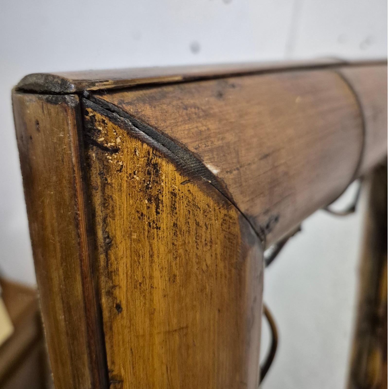 Wabi sabi standing mirror made from bamboo, France 1960s For Sale 4