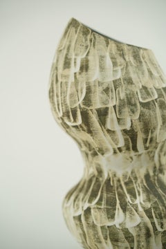 Vase Wabi Sabi Stippled Canyon