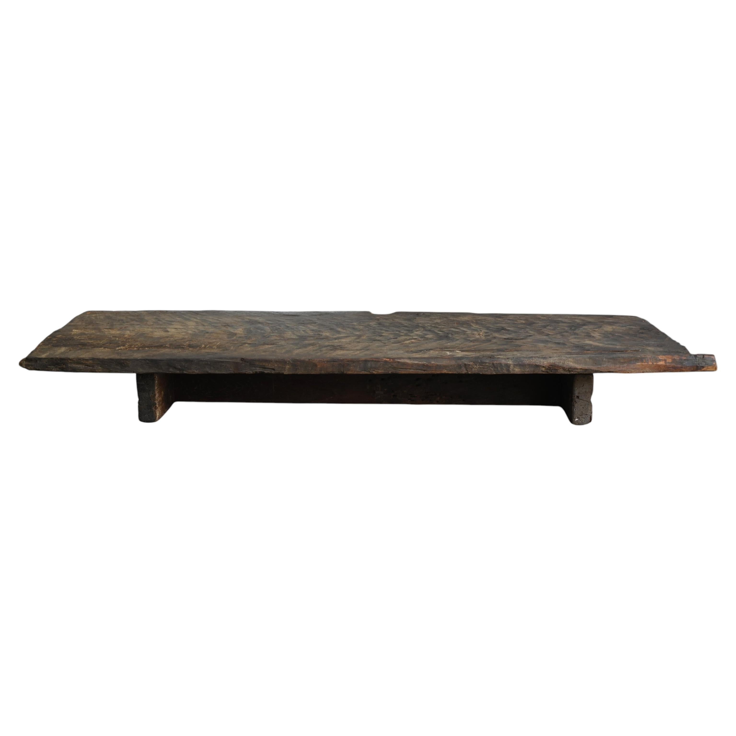Wabi-sabi style antique wooden low table / East Asia / 1800-1900/Sofa table