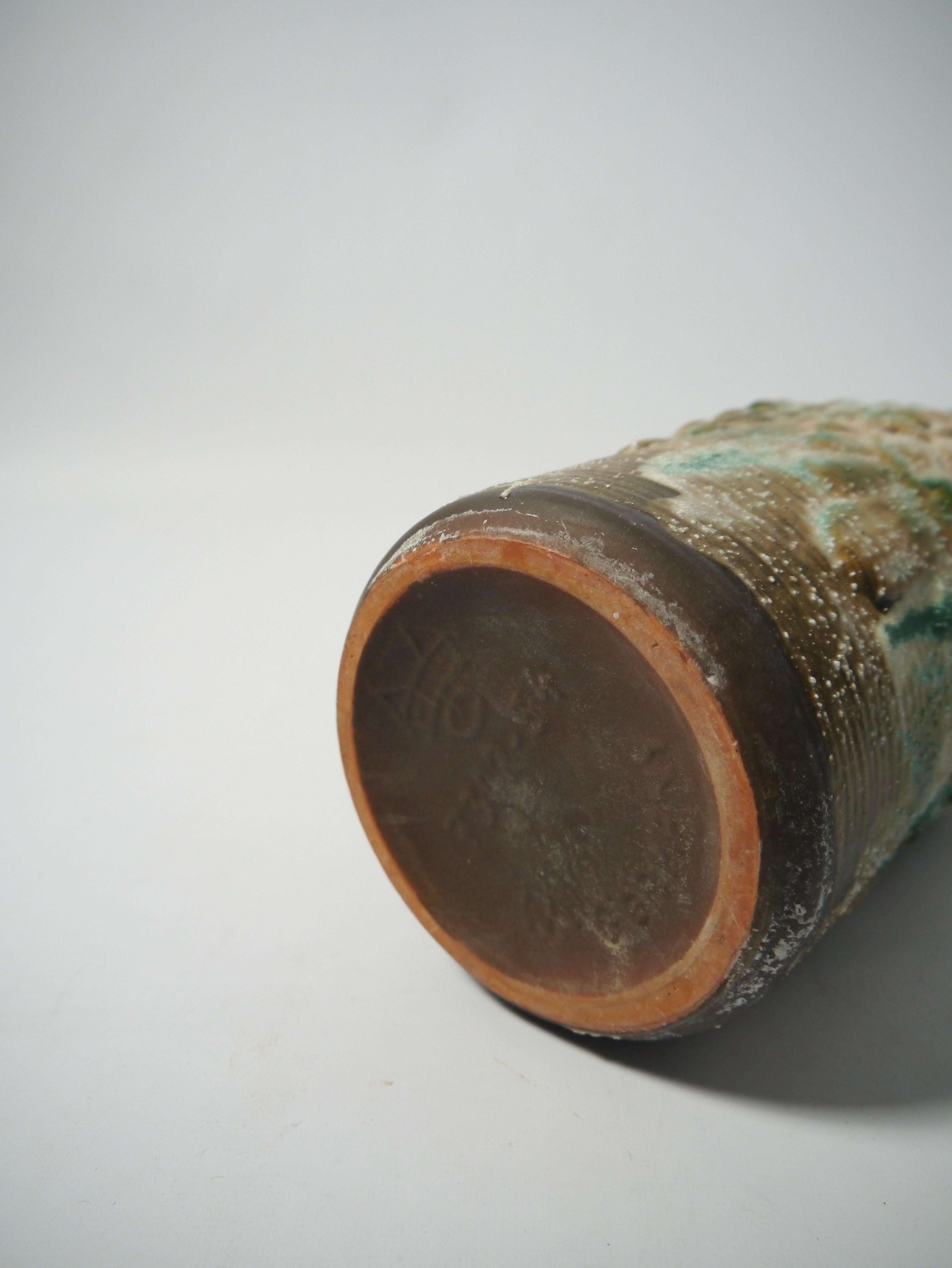 Glazed Wabi-Sabi Style Ceramic Vase by Carstens Tönnieshof, West Germany 1960s For Sale