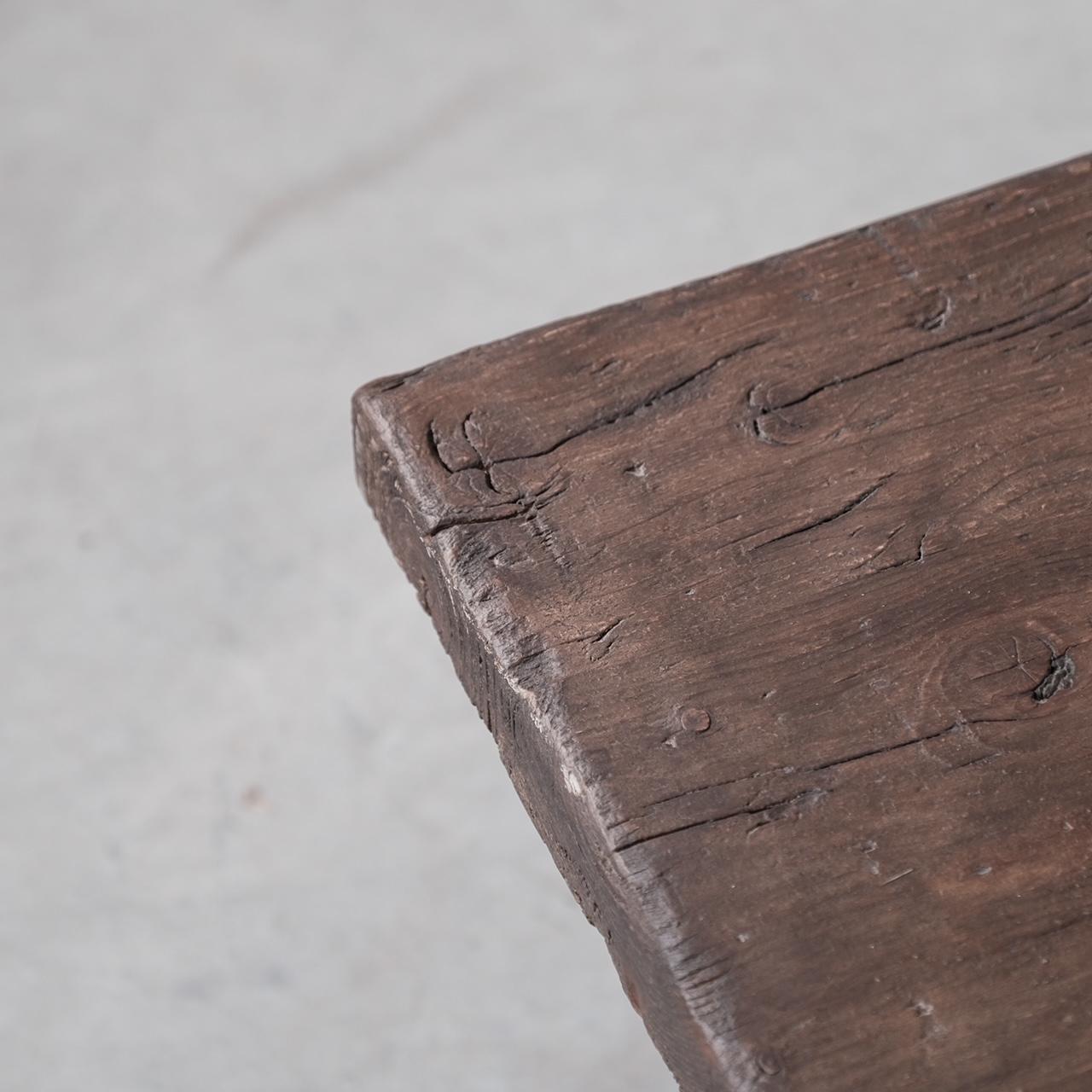 'Wabi Sabi' Style French Low Square Coffee Table 1