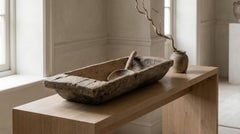 Wabi Sabi - Artesa sueca para la masa de madera tallada a mano - Siglo XVIII-principios del XIX