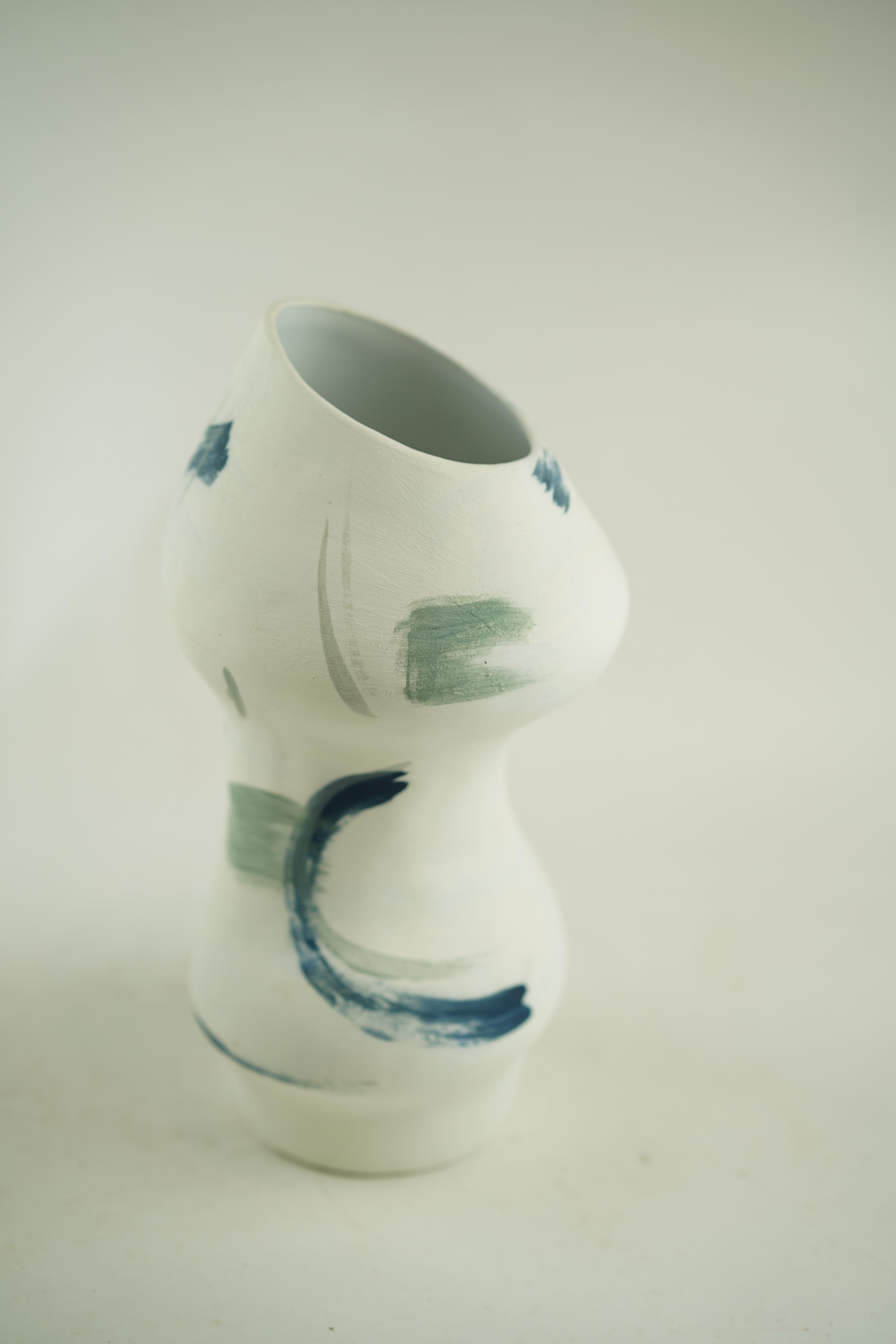 Modern Wabi Sabi Sweeping Canyon Vase For Sale
