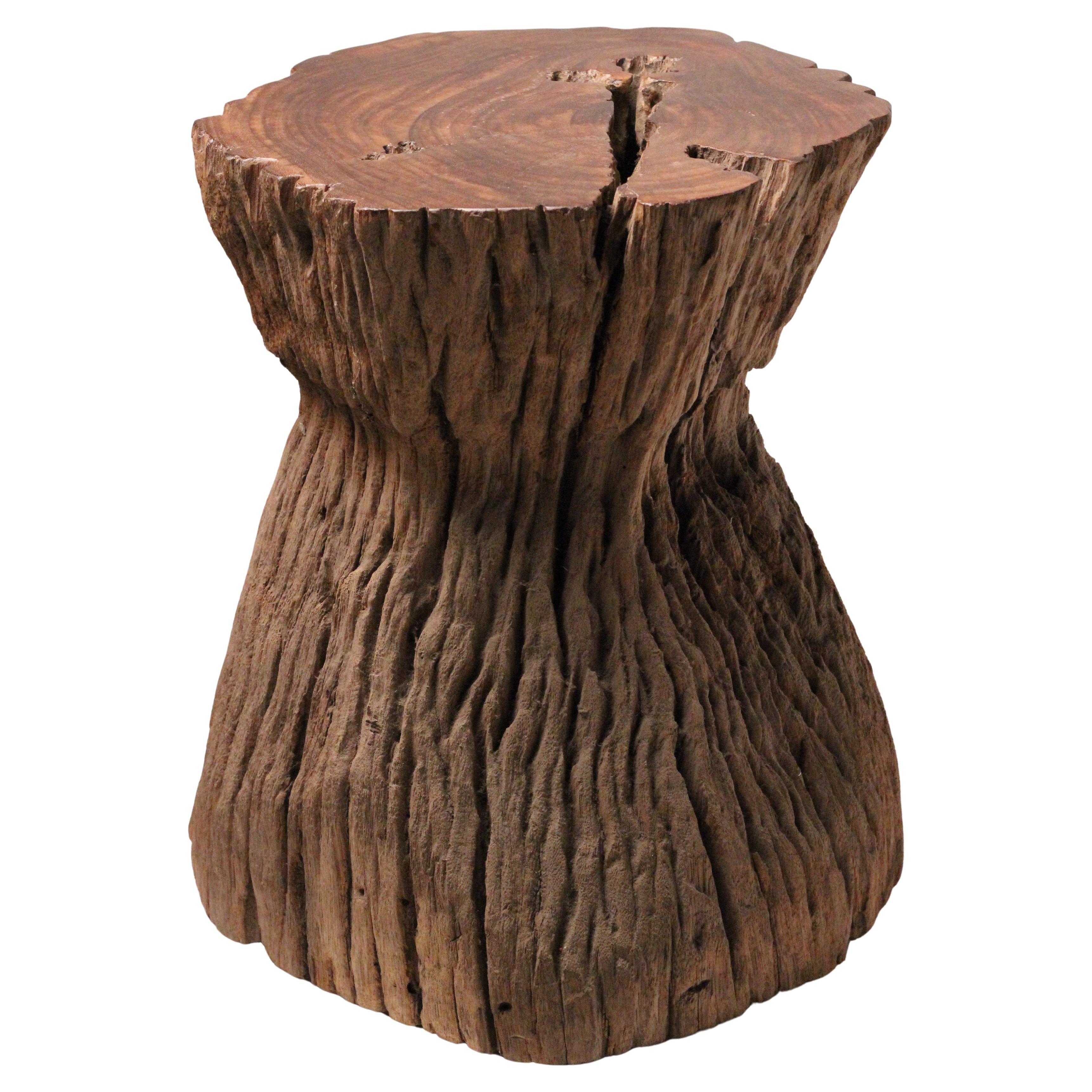 Wabi-Sabi Teak Root Stool or Side Table, Lombok Indonesia, 20th Century For Sale 9