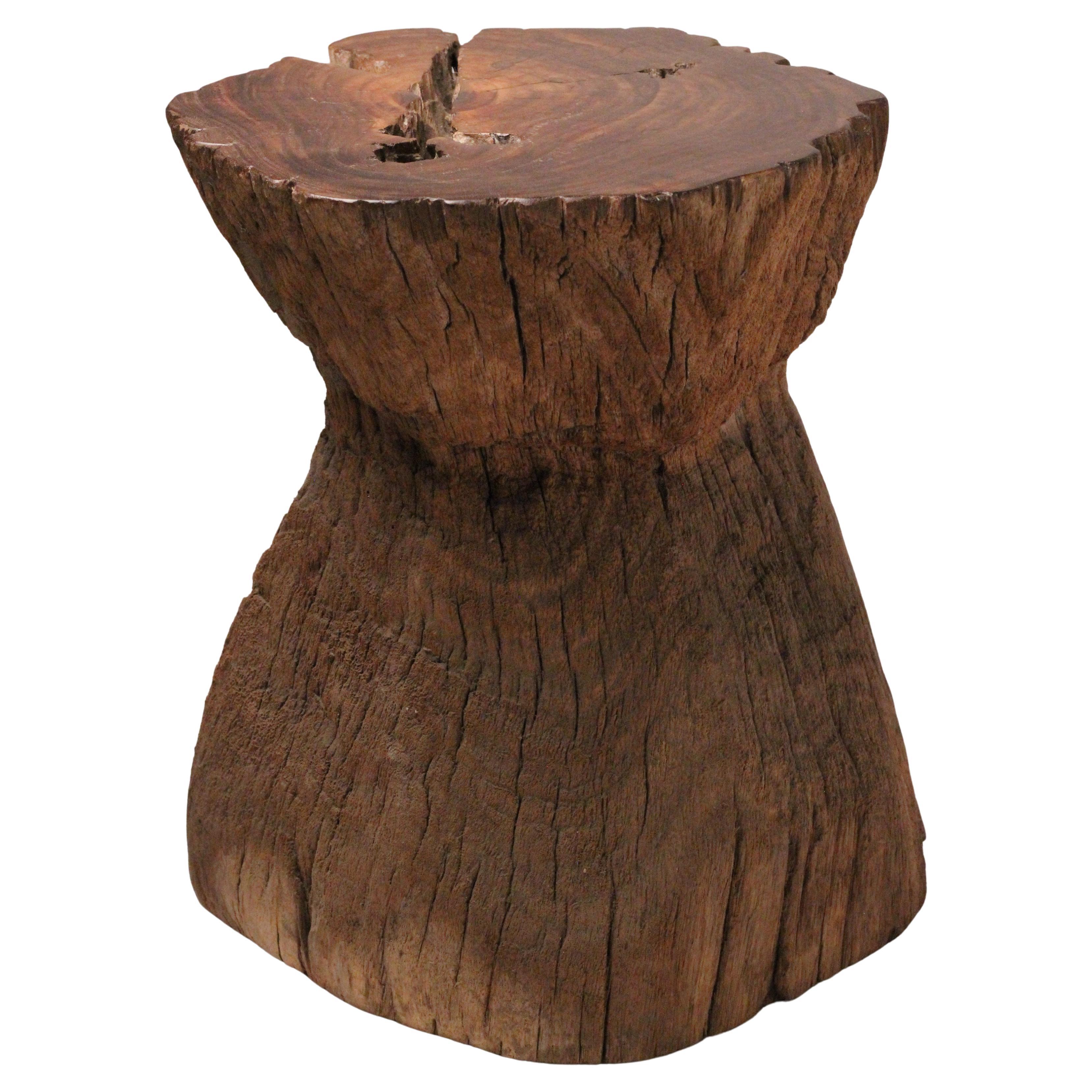 Wabi-Sabi Teak Root Stool or Side Table, Lombok Indonesia, 20th Century For Sale 1