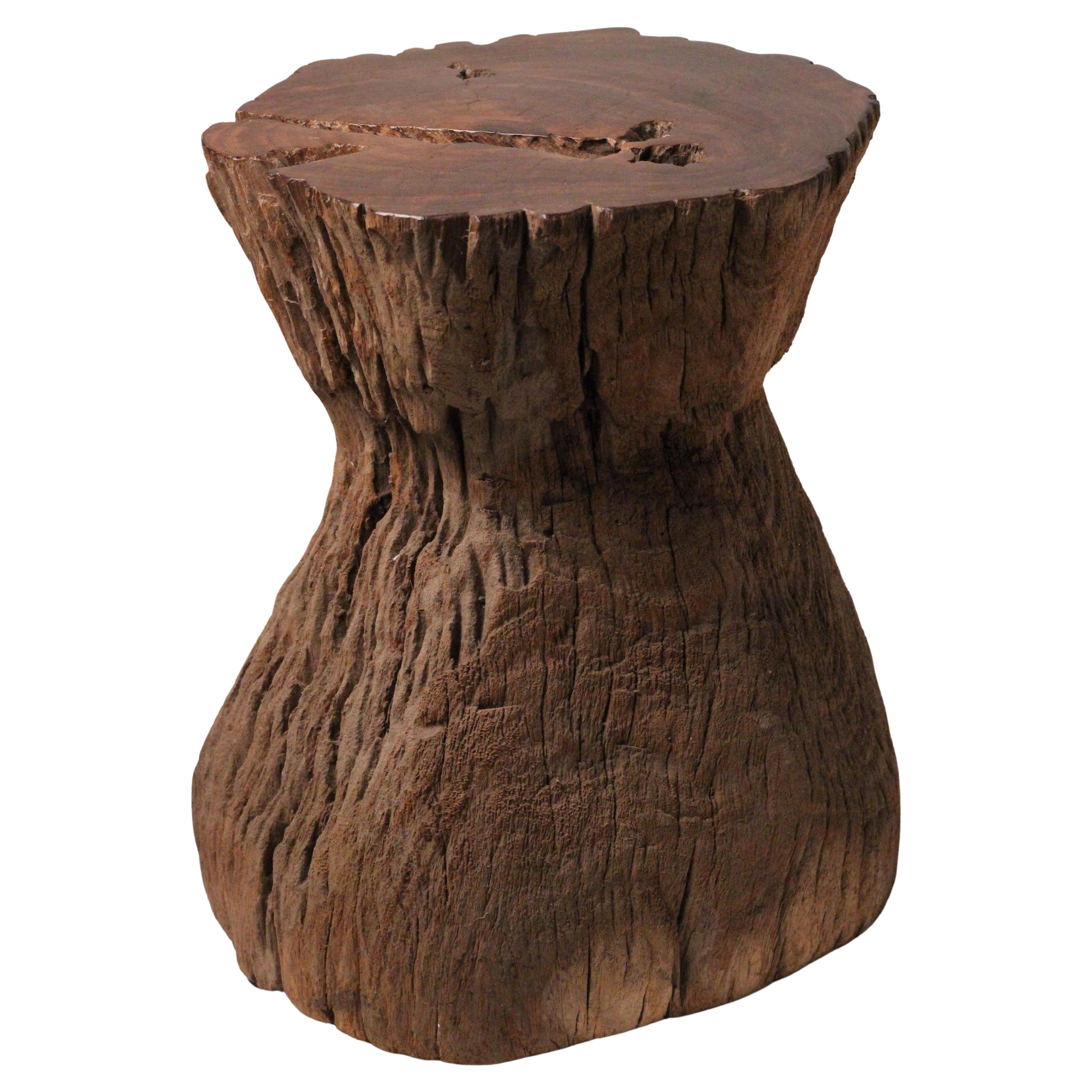 Wabi-Sabi Teak Root Stool or Side Table, Lombok Indonesia, 20th Century For Sale 3