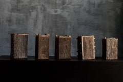 Wabi Sabi Vernacular Log Beehives, France, 19th Century