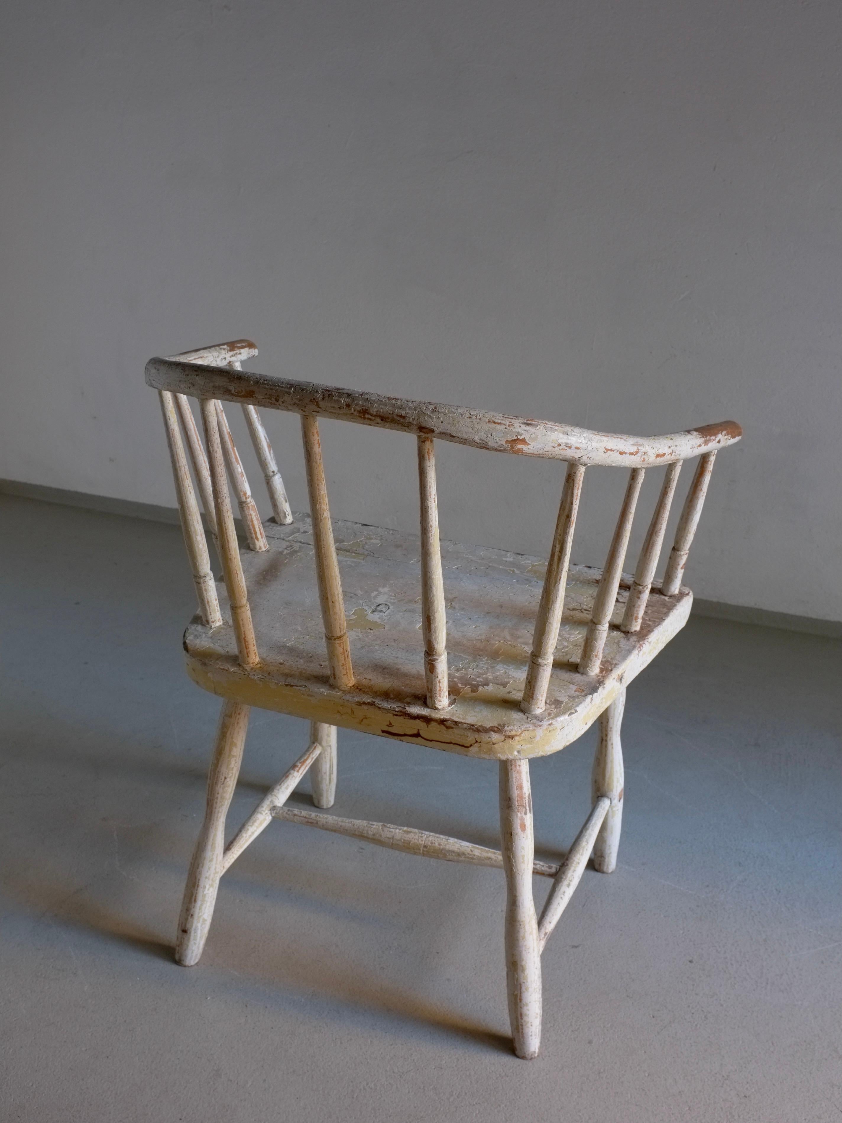 Sillón blanco Wabi Sabi, Letonia, 1900 en venta 3