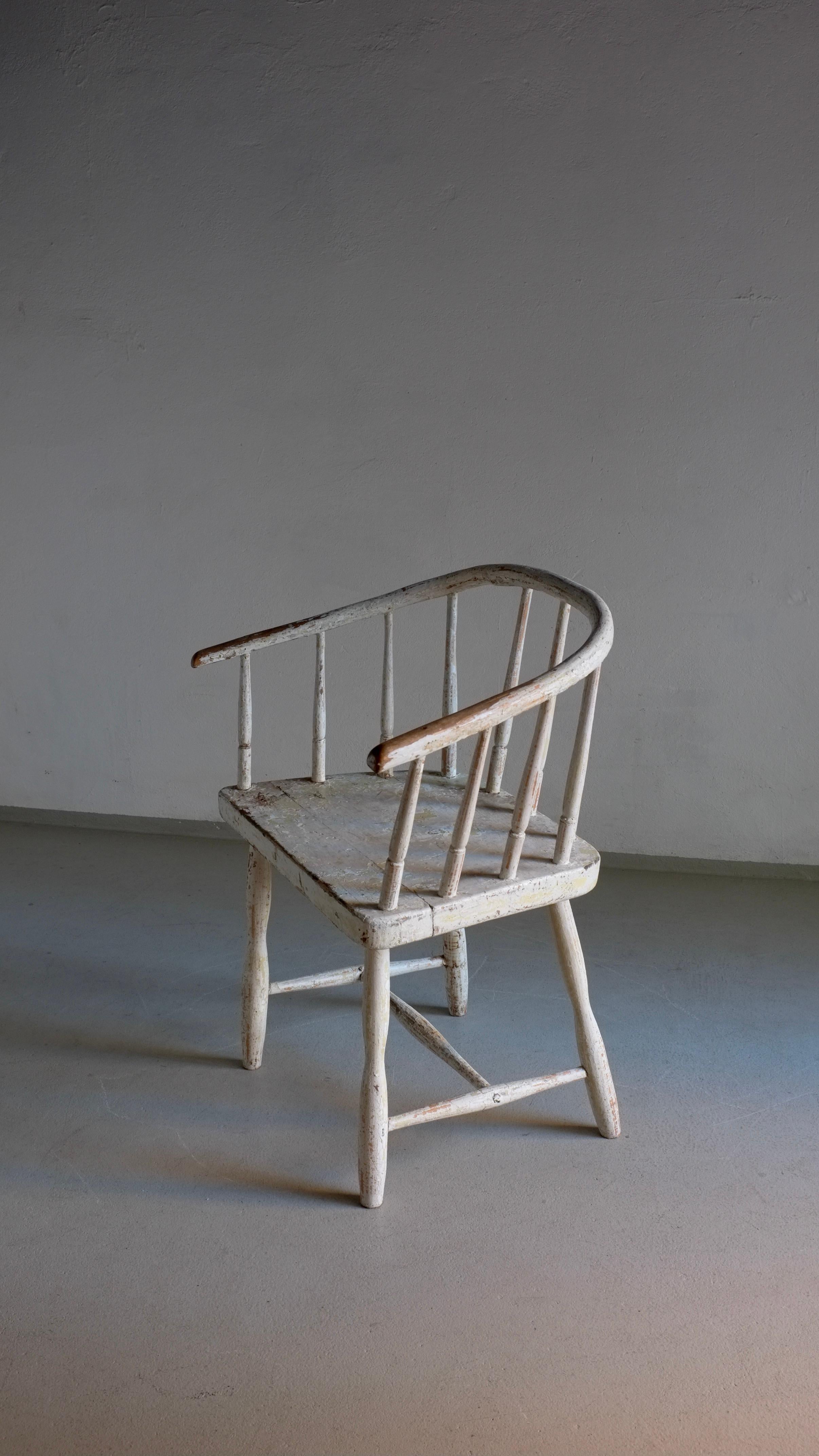 Sillón blanco Wabi Sabi, Letonia, 1900 en Bueno estado para la venta en Rīga, LV