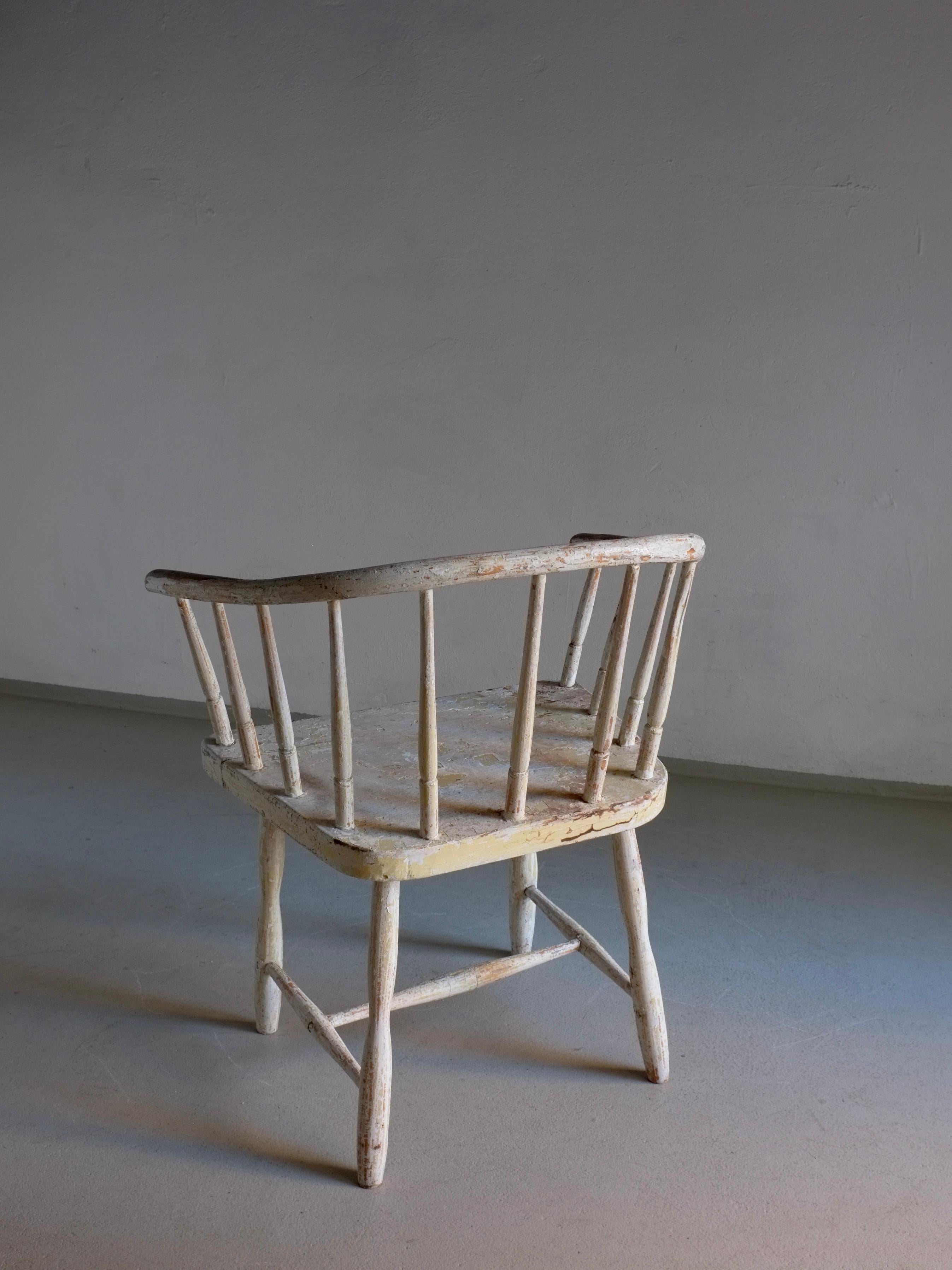 Sillón blanco Wabi Sabi, Letonia, 1900 en venta 2
