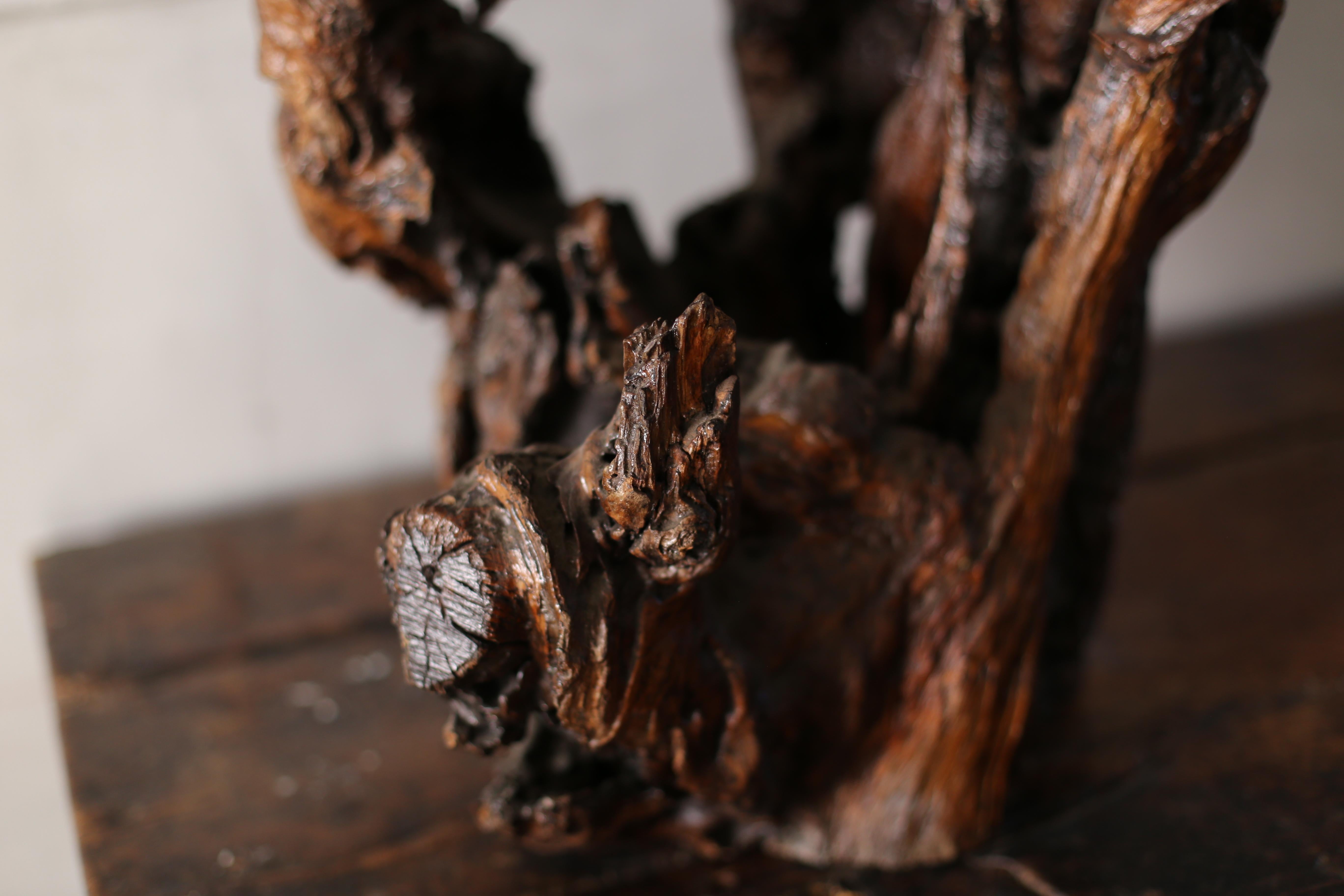 Wabi Sabi Wood Object from Japan / Display , Art For Sale 4