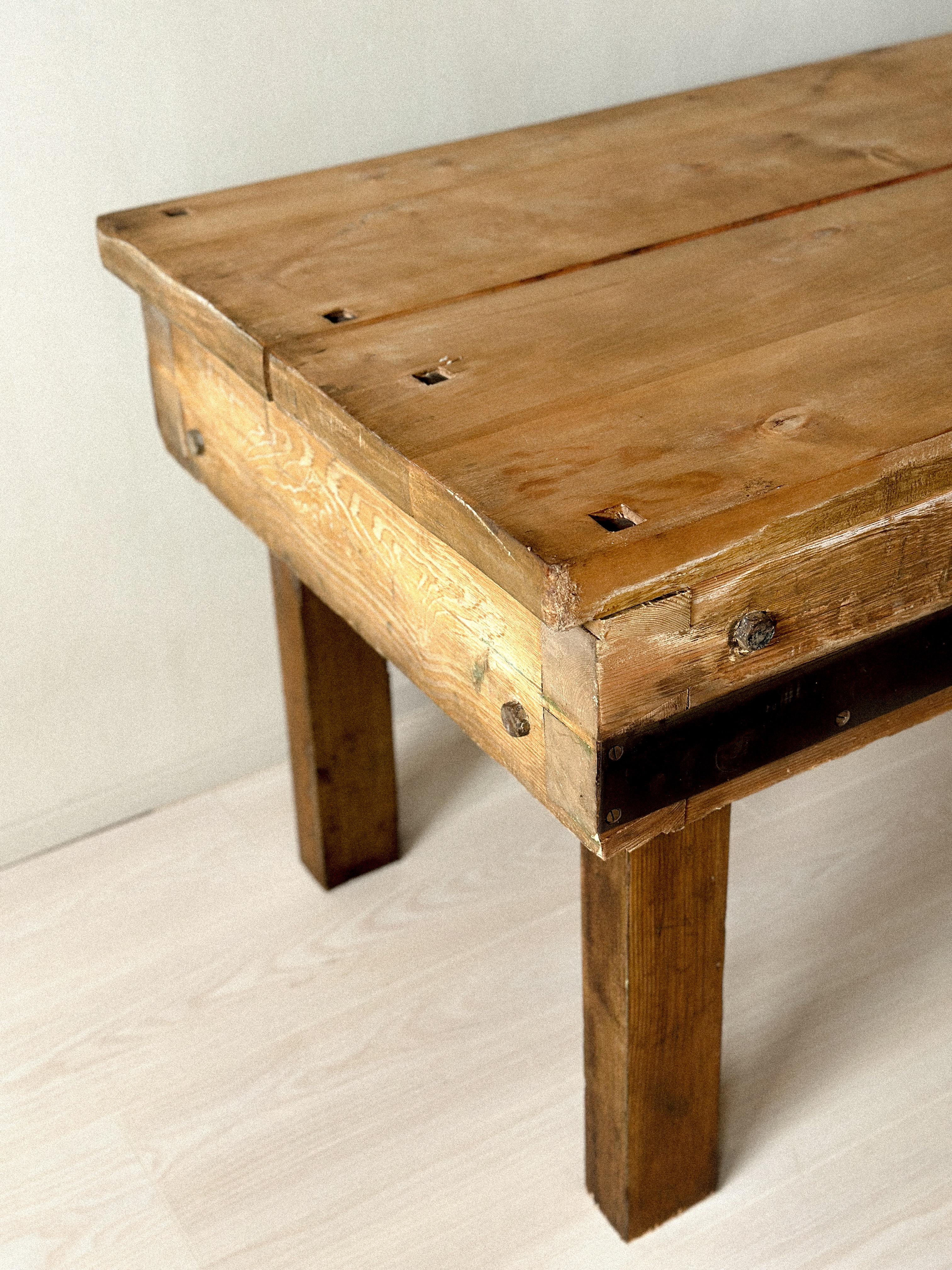 Wabi Sabi Wooden Console, Anonymous, Norway, 1800s For Sale 2