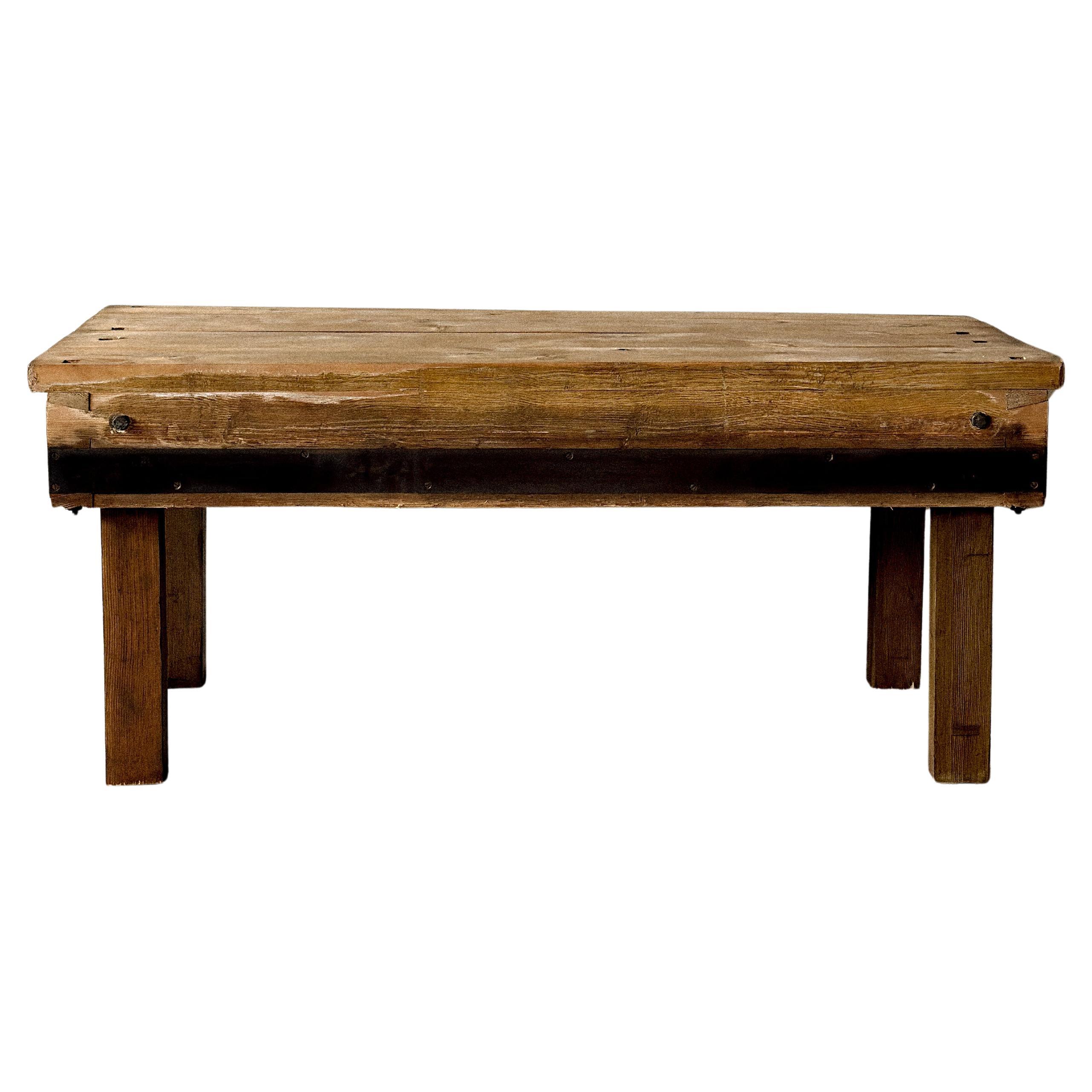 Wabi Sabi Holzkonsole, Anonymous, Norwegen, 1800er Jahre