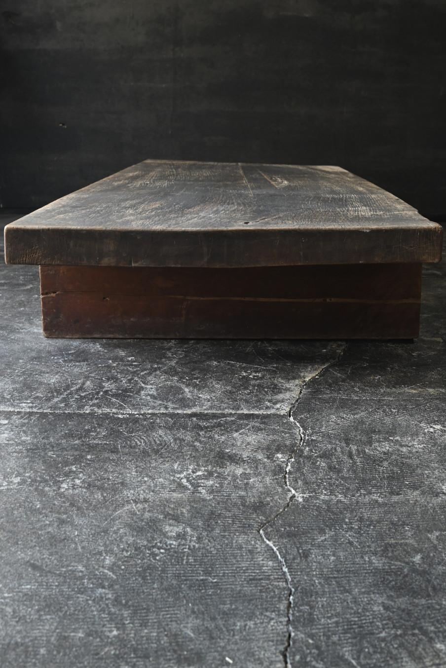 Mesa baja de madera wabi-sabi utilizada en las escuelas japonesas/1874-1920/mesa de sofá 4