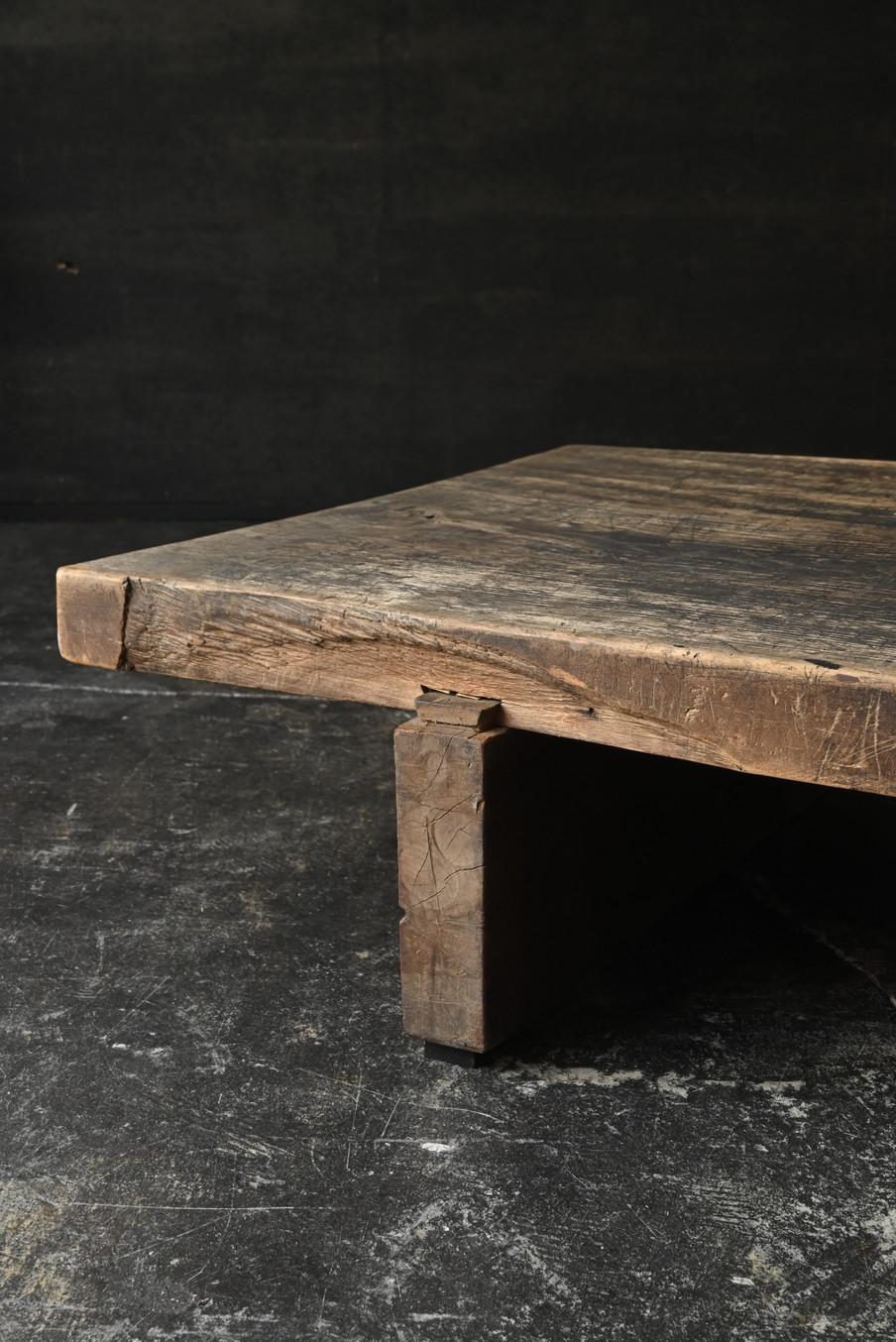 Mesa baja de madera wabi-sabi utilizada en las escuelas japonesas/1874-1920/mesa de sofá 6
