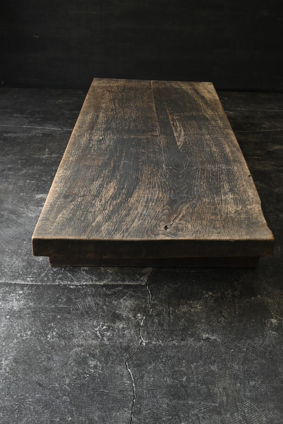 Mesa baja de madera wabi-sabi utilizada en las escuelas japonesas/1874-1920/mesa de sofá 8