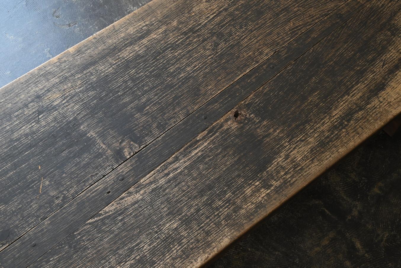 Mesa baja de madera wabi-sabi utilizada en las escuelas japonesas/1874-1920/mesa de sofá 1