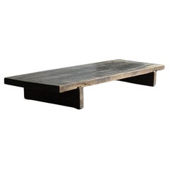 Wabi-sabi wooden low table Used in Japanese schools/1874-1920/sofa table