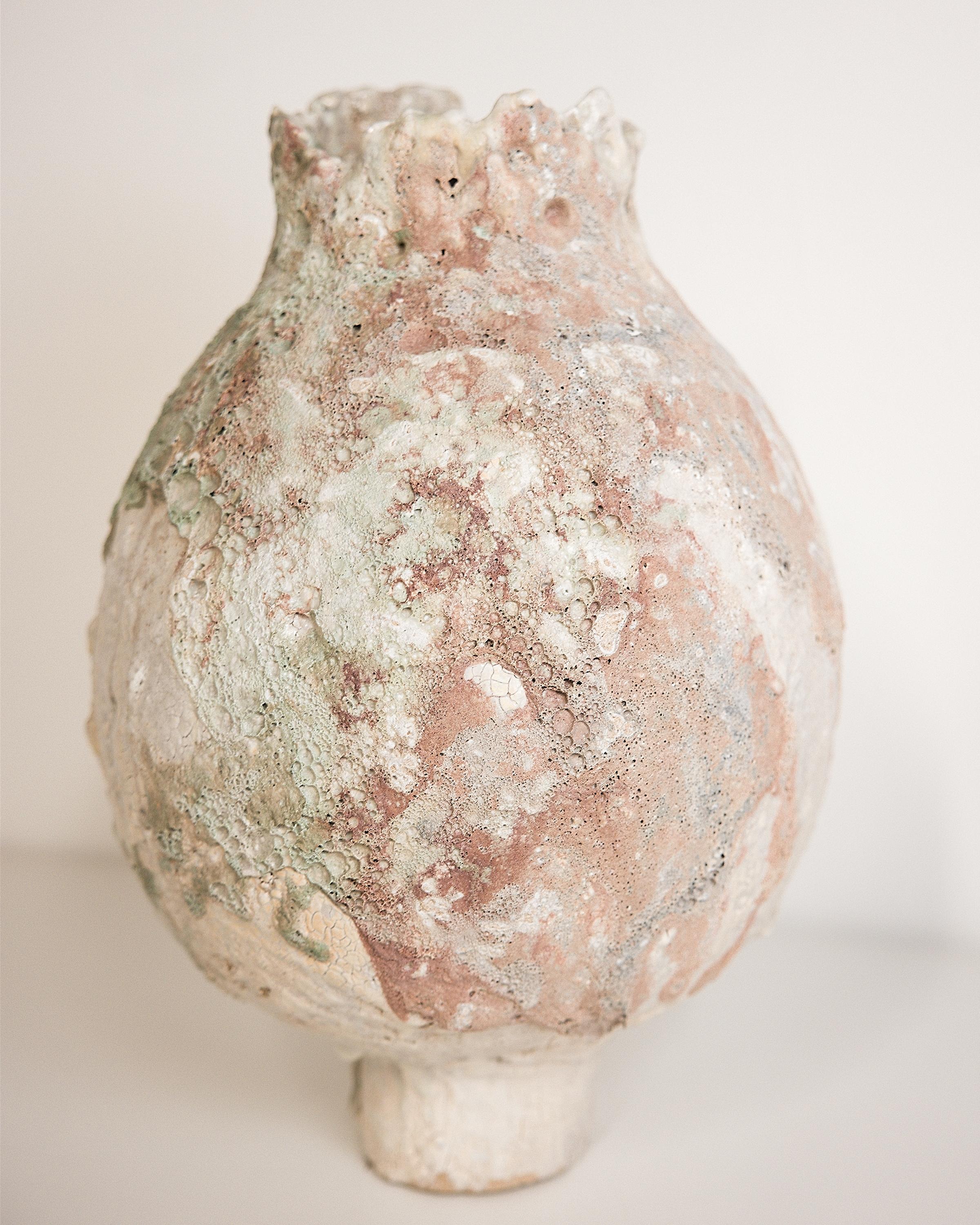 Wabi Sabi Woodland Series Moon Vase Large For Sale 4
