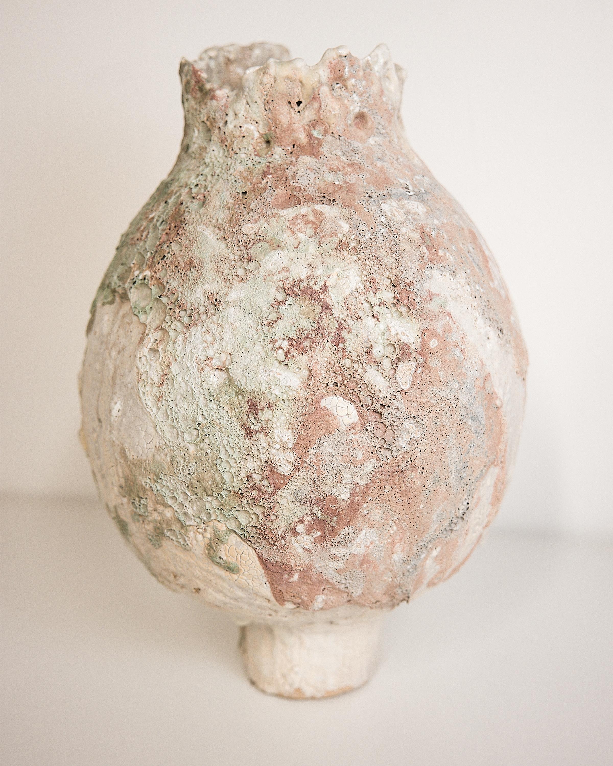Wabi Sabi Woodland Series Moon Vase Large For Sale 5