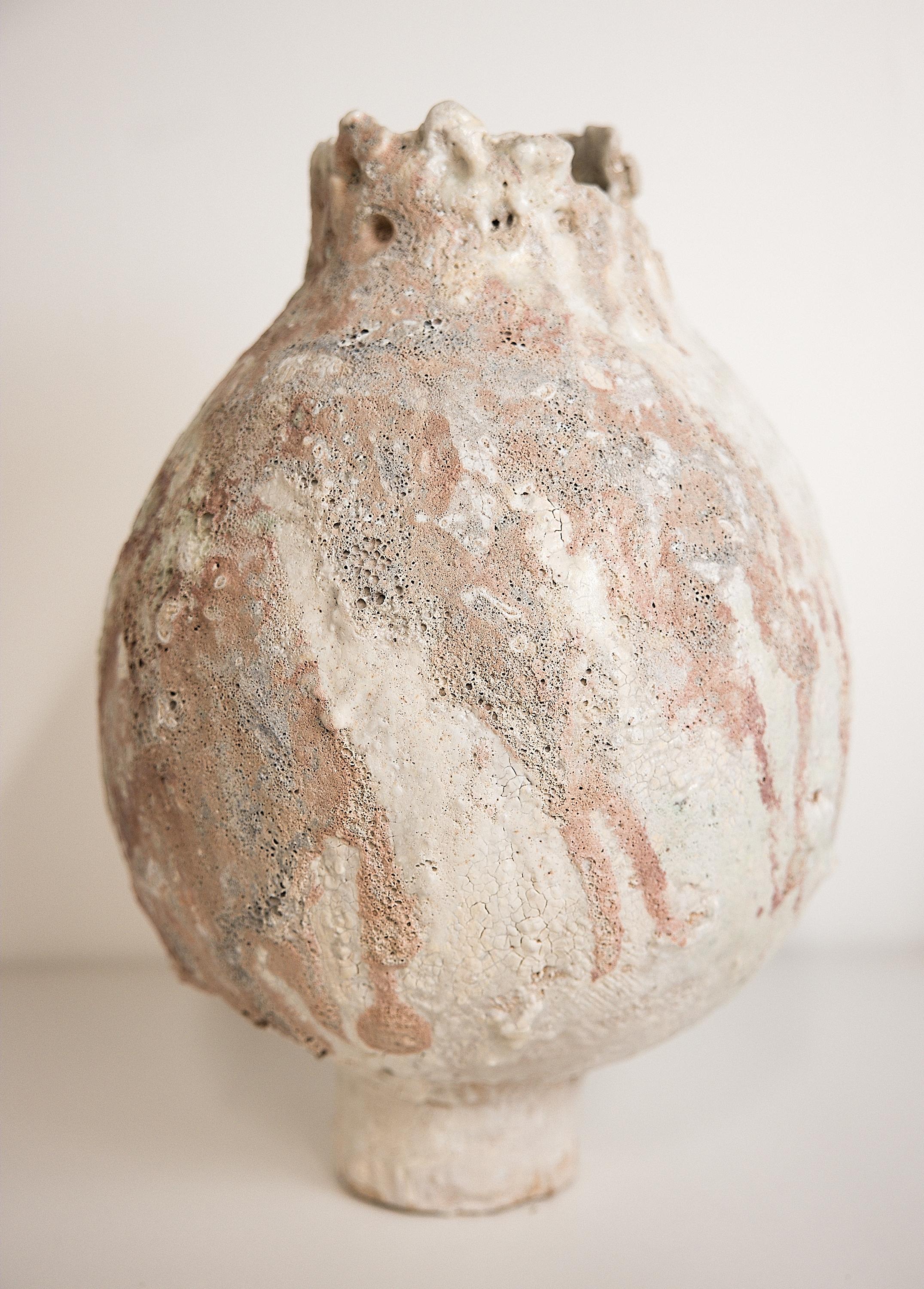 Wabi Sabi Woodland Series Moon Vase Large For Sale 1