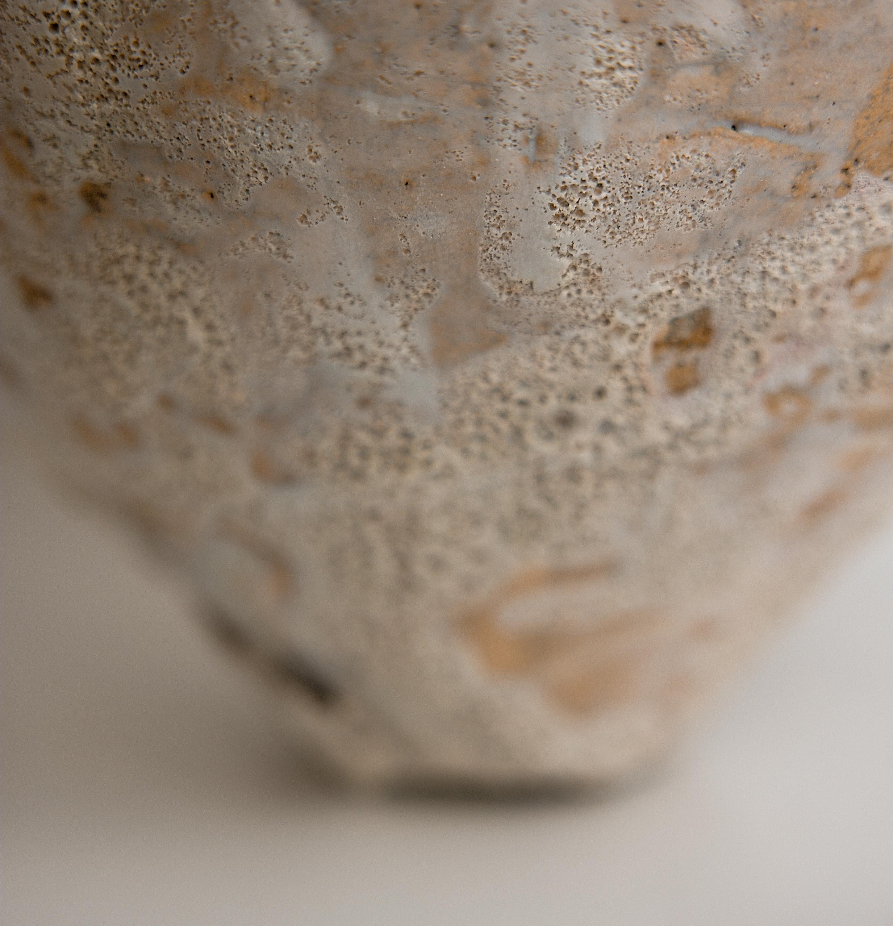Wabi Sabi Woodland Series Moon Vase Narrow Opening For Sale 1