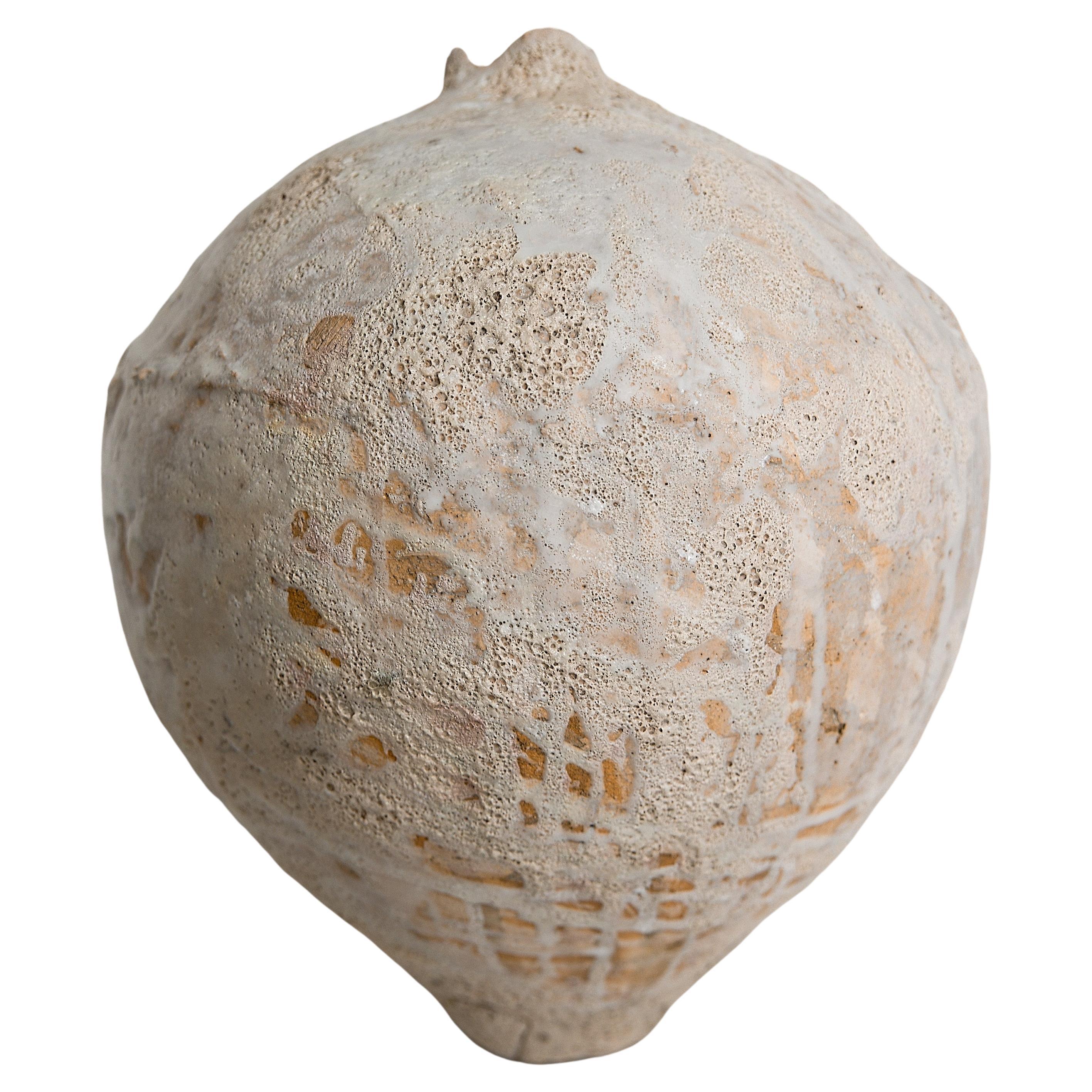 Wabi Sabi Woodland Series Moon Vase Narrow Opening For Sale