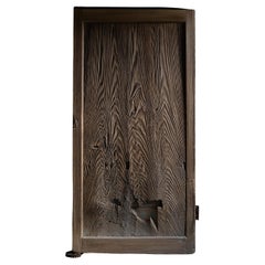 Porte japonaise de jardin rustique wabi sabi Yoshino des années 1870-1920