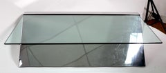 Wade Beam for Brueton Chrome and Glass Coffee Table