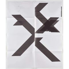 X (Untitled, WG1210) by Wade Guyton