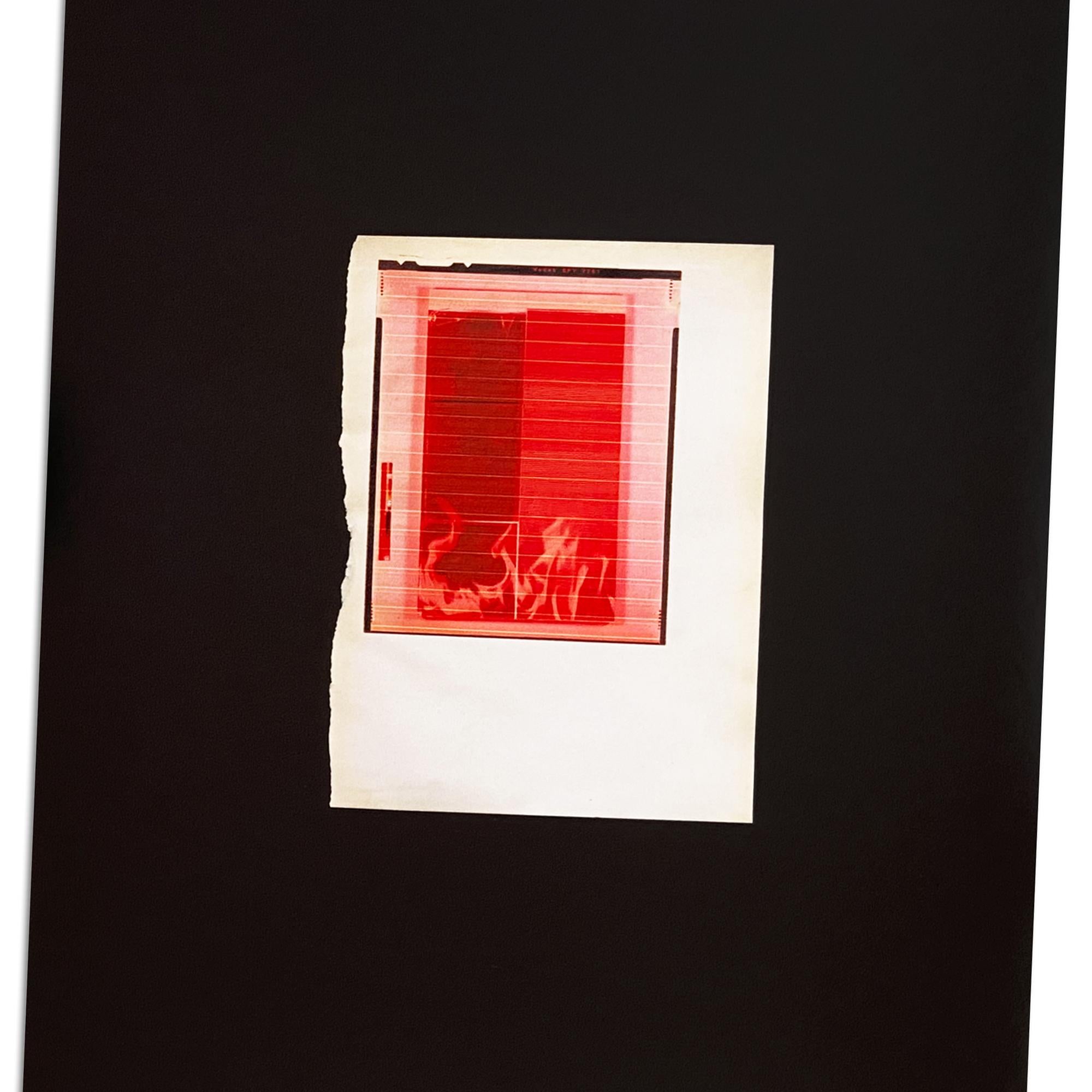 Wade Guyton, Fuoco rosso per SMC, Stampa firmata, Arte contemporanea, Arte astratta 4