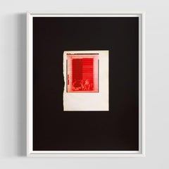 Wade Guyton, Red Fire pour SMC, estampe signée, Art contemporain, Art abstrait