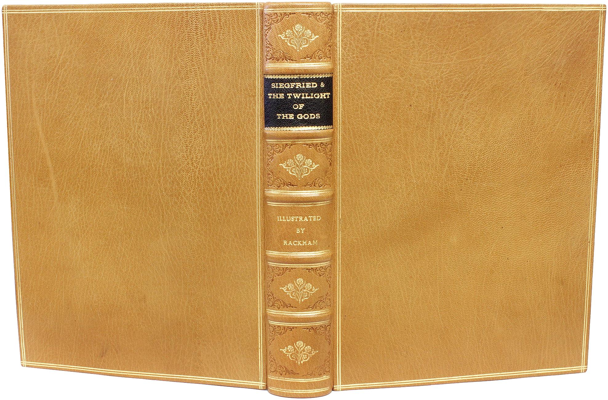 AUTEUR : WAGNER, Richard (Arthur Rackham). 

TITRE : Siegfried et le crépuscule des dieux.

ÉDITEUR : Londres : William Heinemann, 1911.

DESCRIPTION : PREMIÈRE ÉDITION COMMERCIALE. 1 vol., 10-1/6