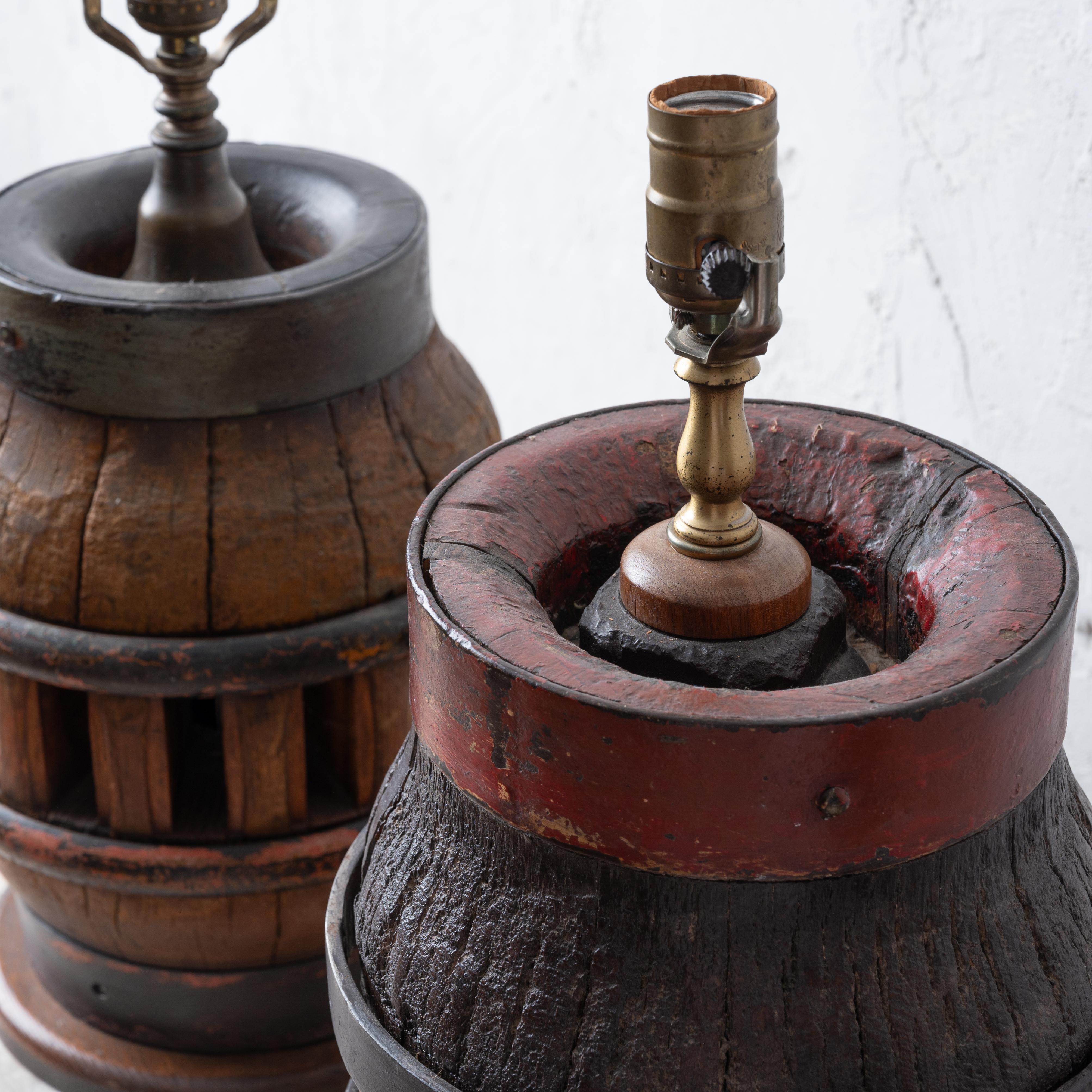 Wagon Wheel Hub Lamps 4