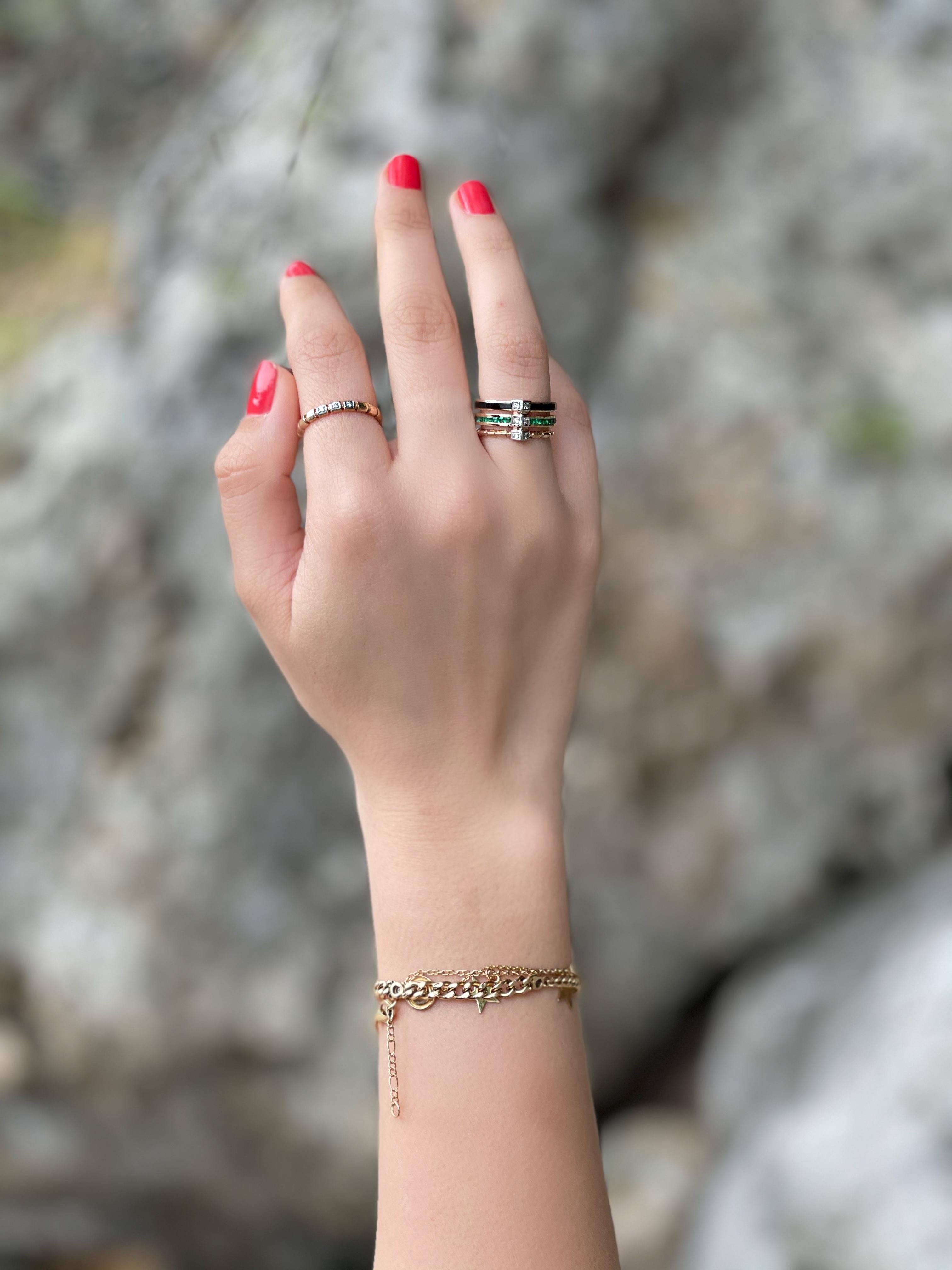 Dragon Lady Collection is inspired by the fire element which is one of the elements that represents our life energy. The main form of the collection is dragon; it is the symbol of strength, courage and prosperity.

Waima ring in rose gold with