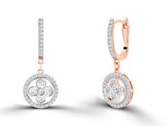 Diamante de oro de 14k OJDE26