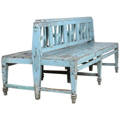 Vintage Waiting Bench, 1940s