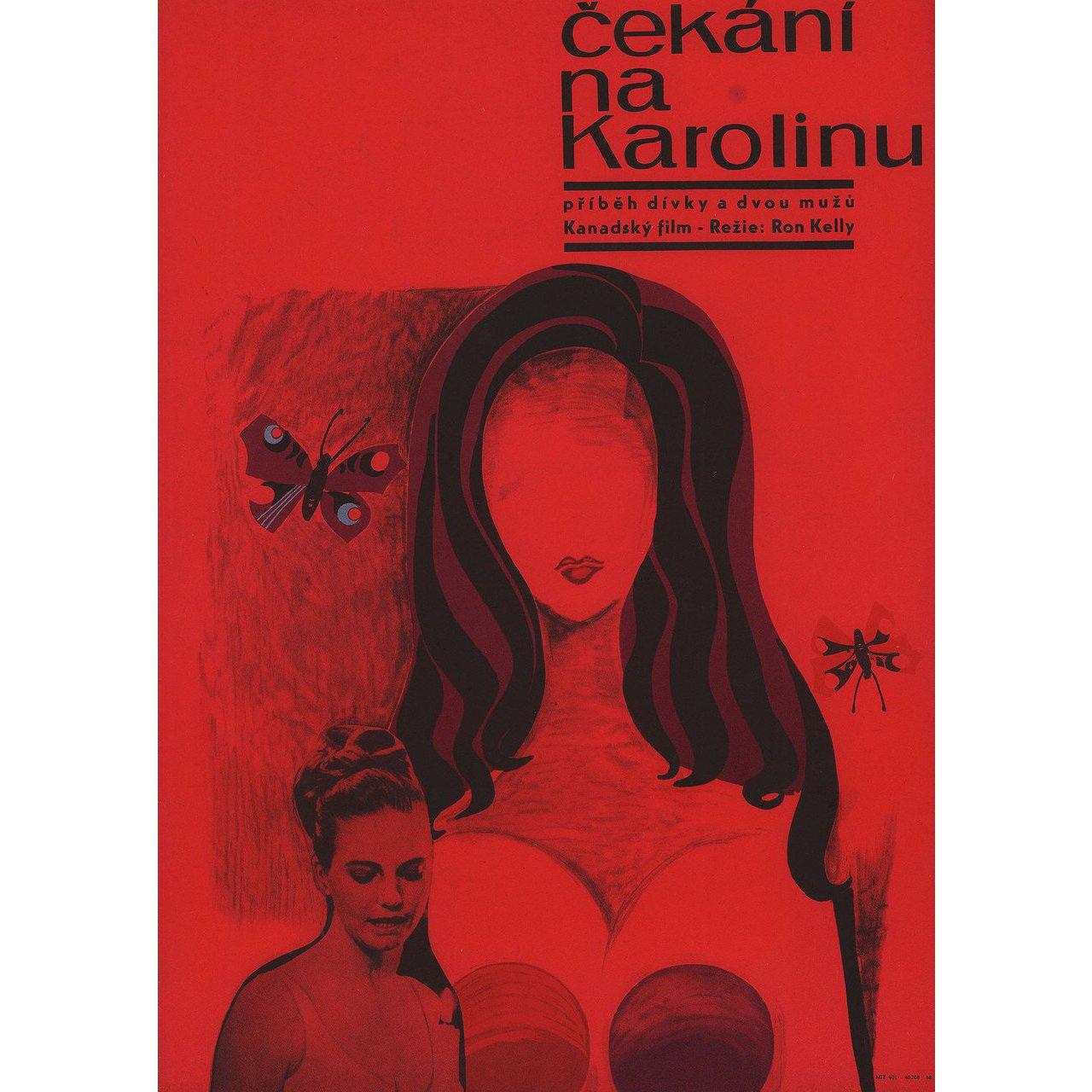 Waiting for Caroline 1969 Czech A3 Film Poster In Good Condition For Sale In New York, NY