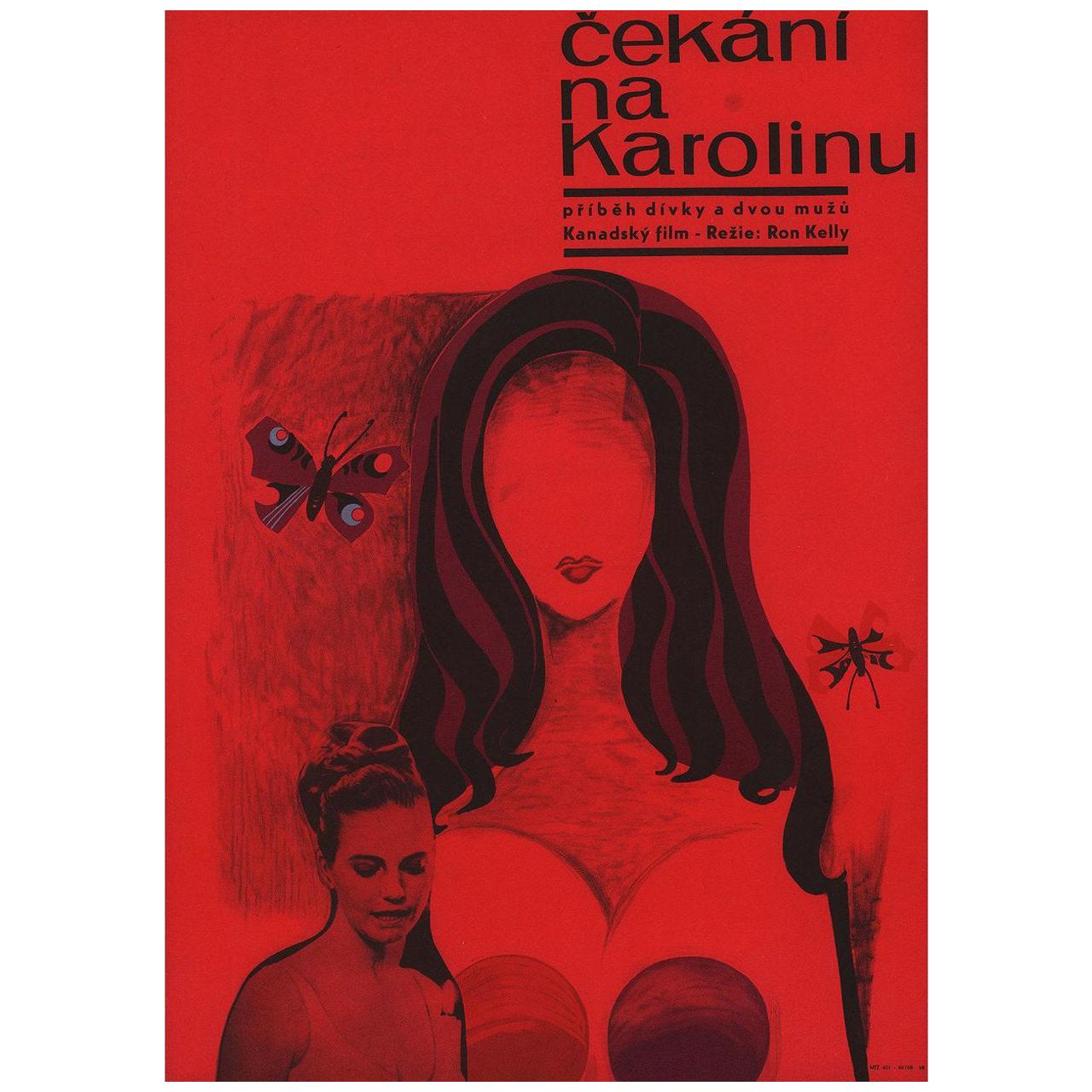 Warten auf Caroline 1969 Tschechisches A3 Filmplakat