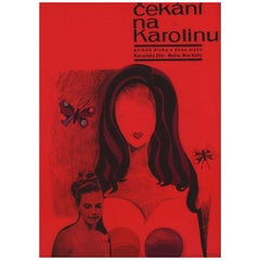 Waiting for Caroline 1969 Czech A3 Film Poster