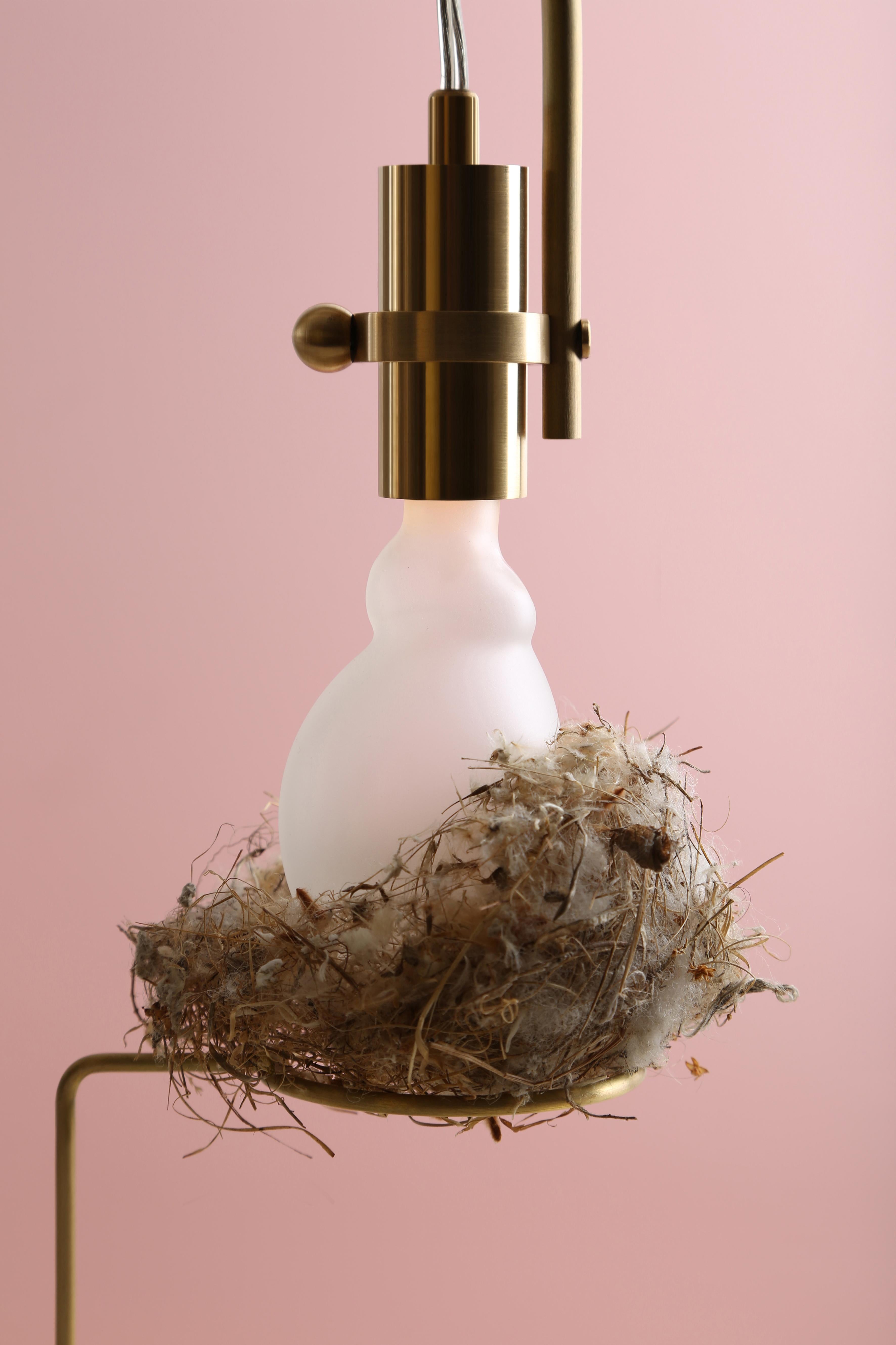 Contemporary Wake Up Call Lamp by Richard Yasmine