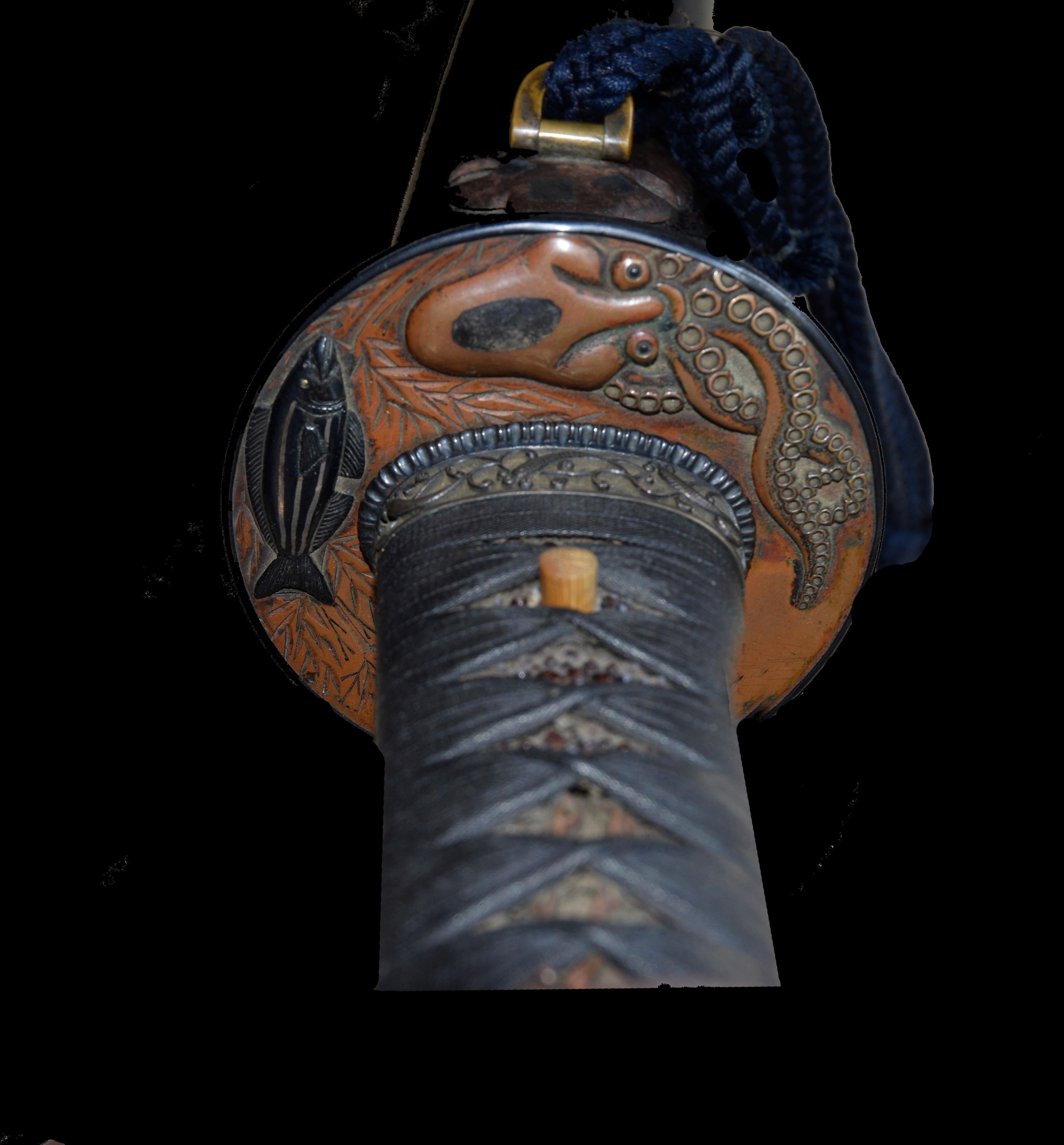 Wakizashi Samurai Kurzschwert Tsunahiro Schule ca. 1550-1650 von Tsunaie 6