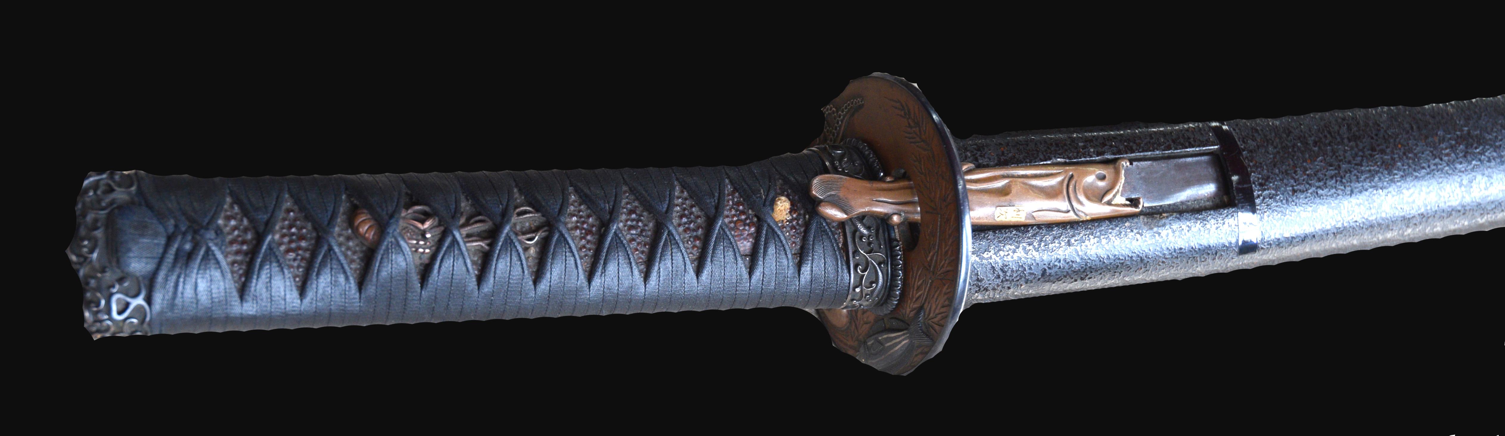 Wakizashi Samurai Kurzschwert Tsunahiro Schule ca. 1550-1650 von Tsunaie 11