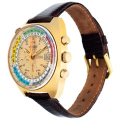 Wakmann Chronograph 1341 Auto Watch Stainless Steel & Gold Plated
