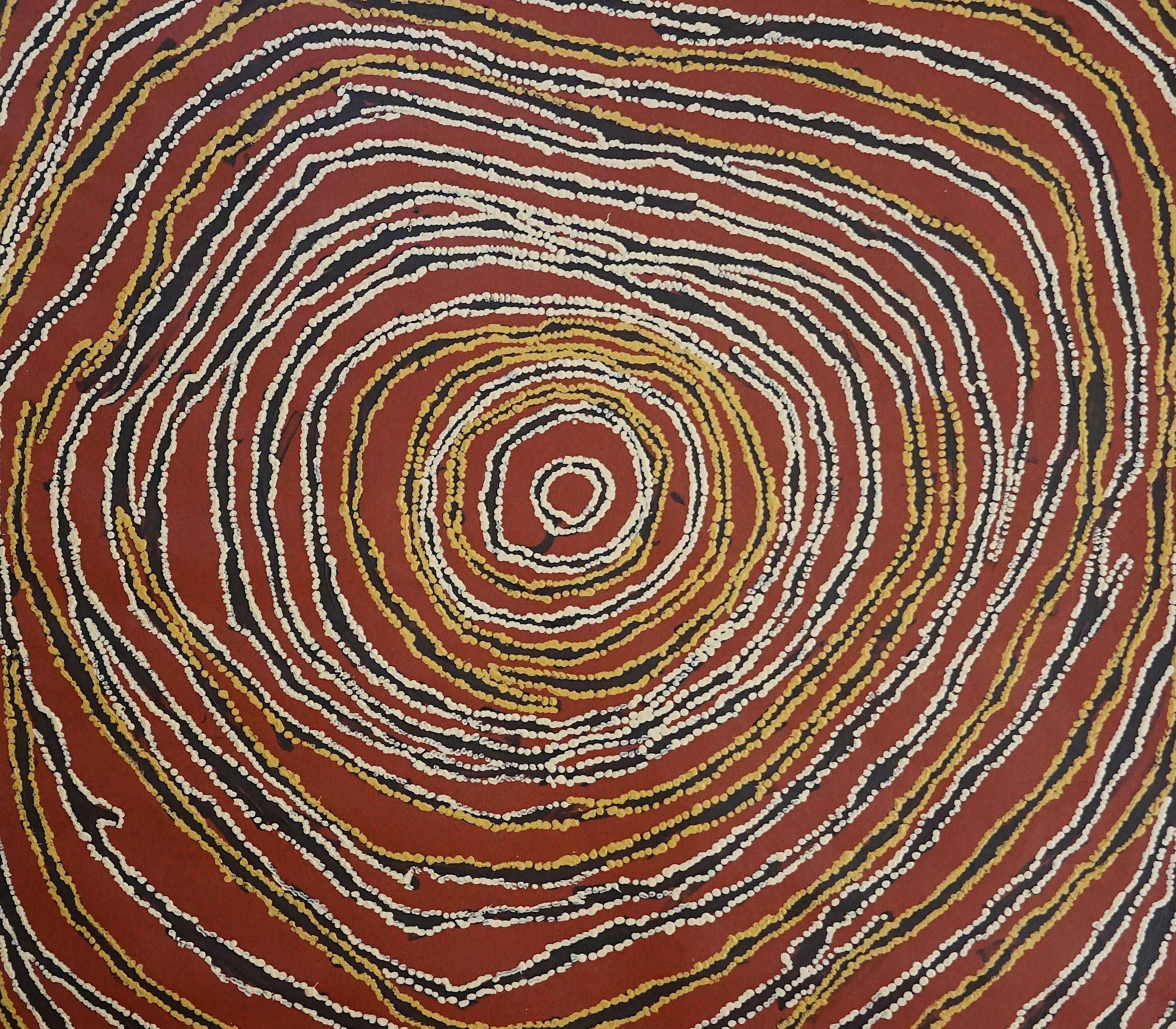 Il sogno di una donna - Painting di Walangkura Napanangka