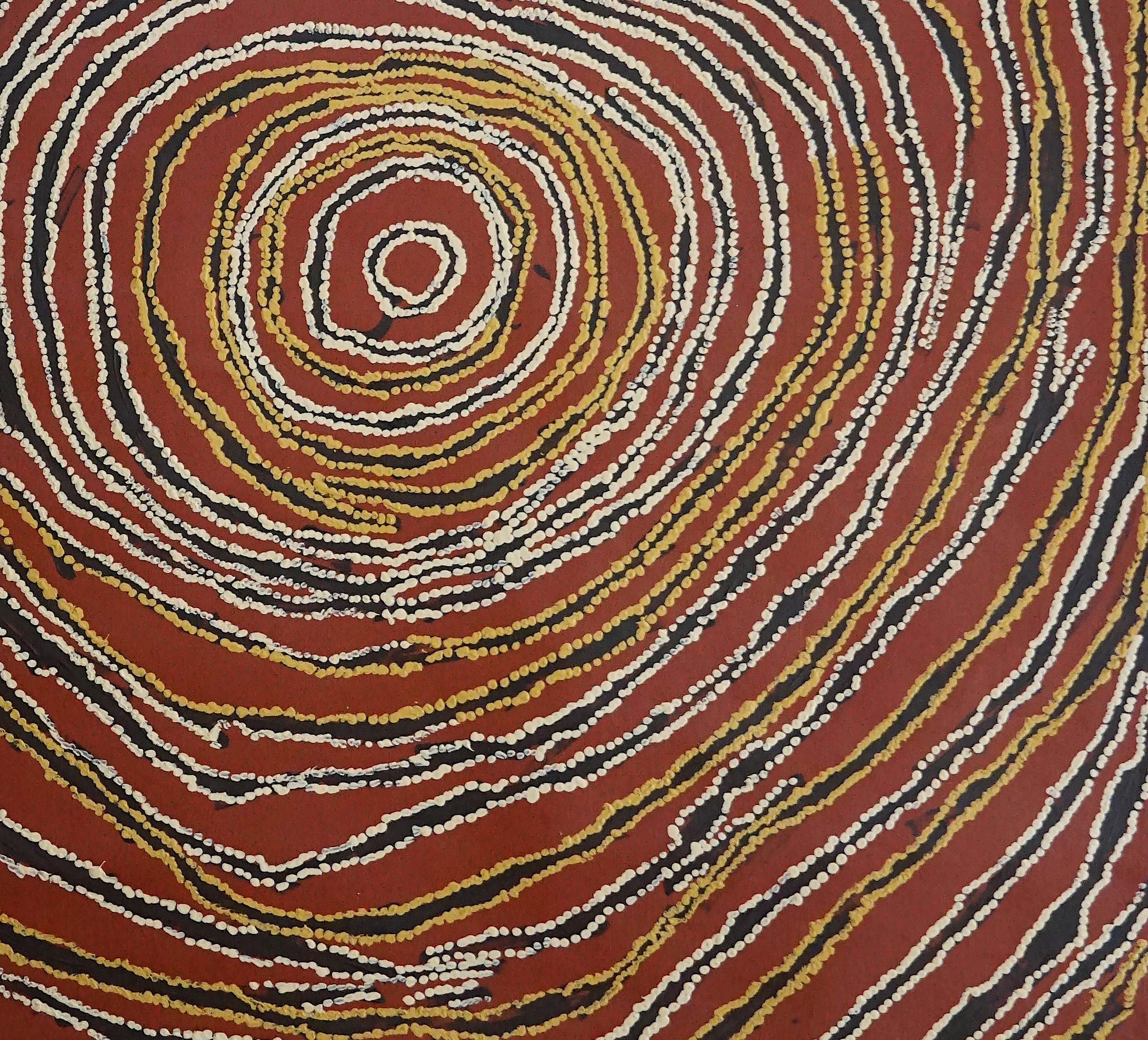 Il sogno di una donna - Painting Contemporaneo di Walangkura Napanangka