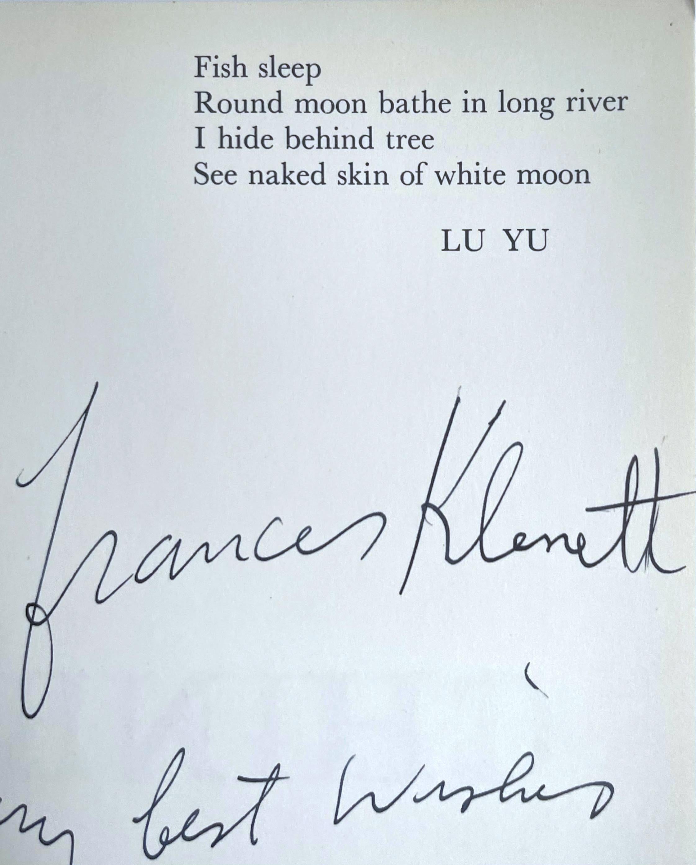 Chinese Moonlight (signed, dated and inscribed by Walasse Ting) with four lithos For Sale 7