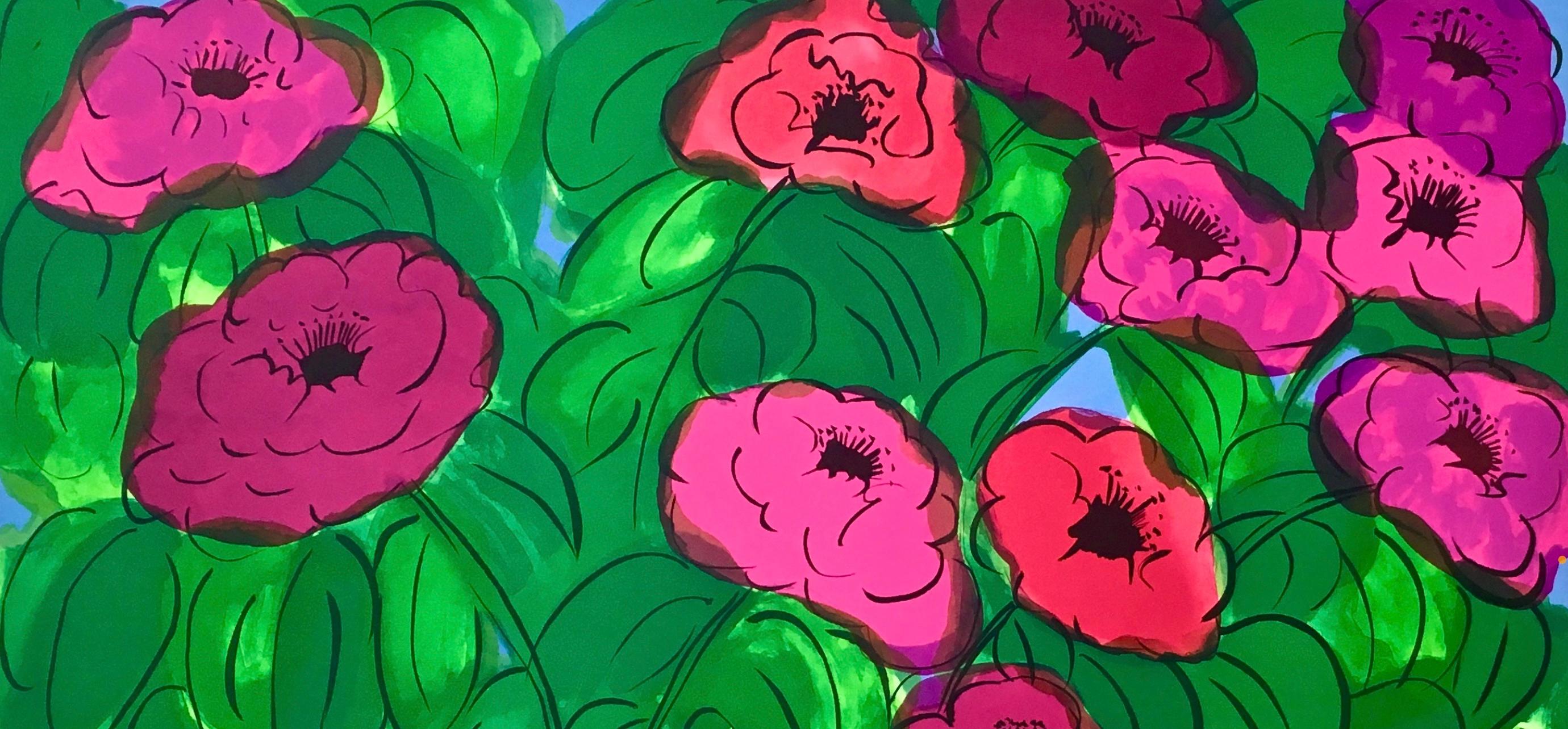 Flowers, Walasse Ting 丁雄泉 For Sale 1