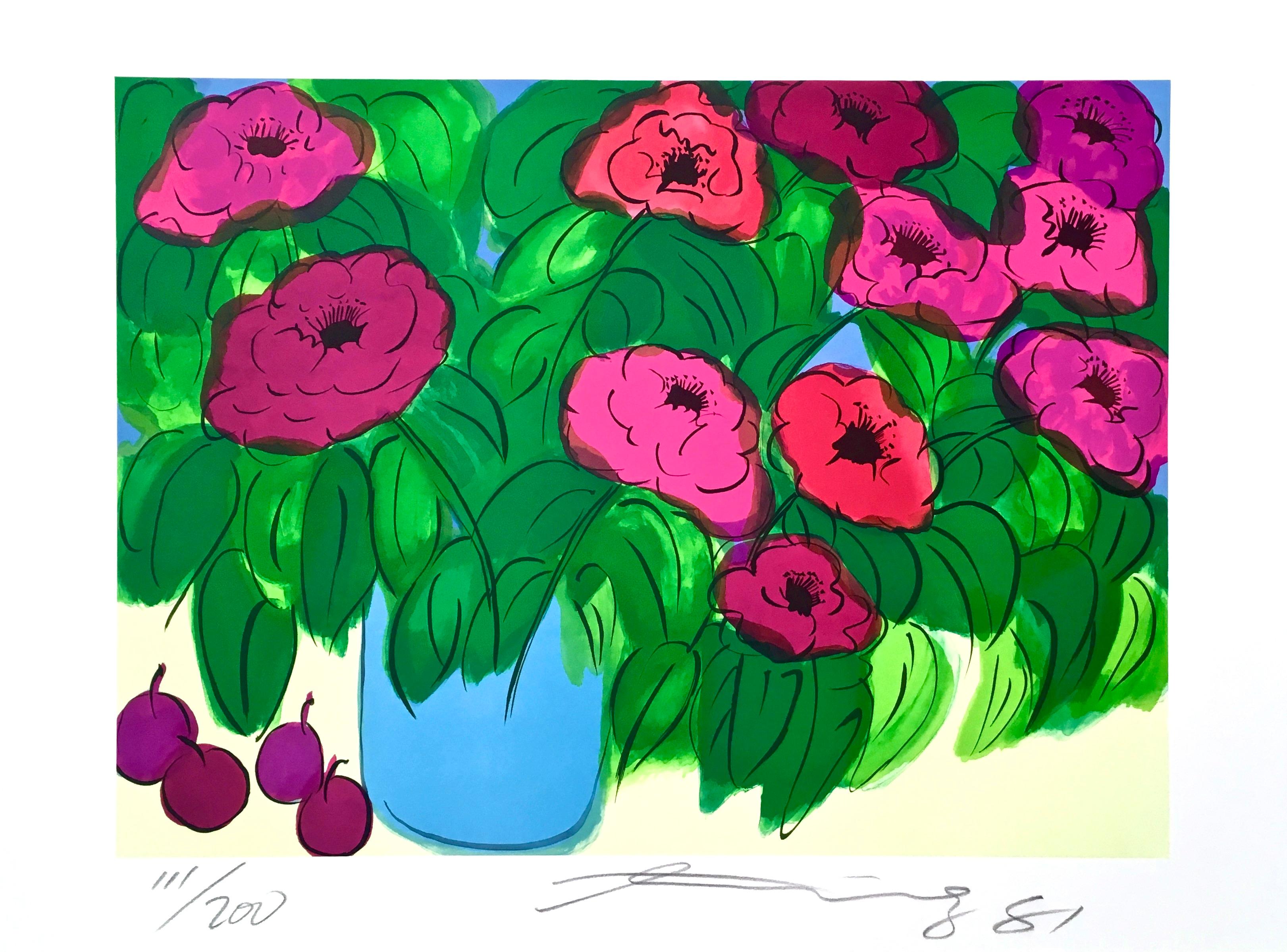 Flowers, Walasse Ting 丁雄泉 For Sale 4