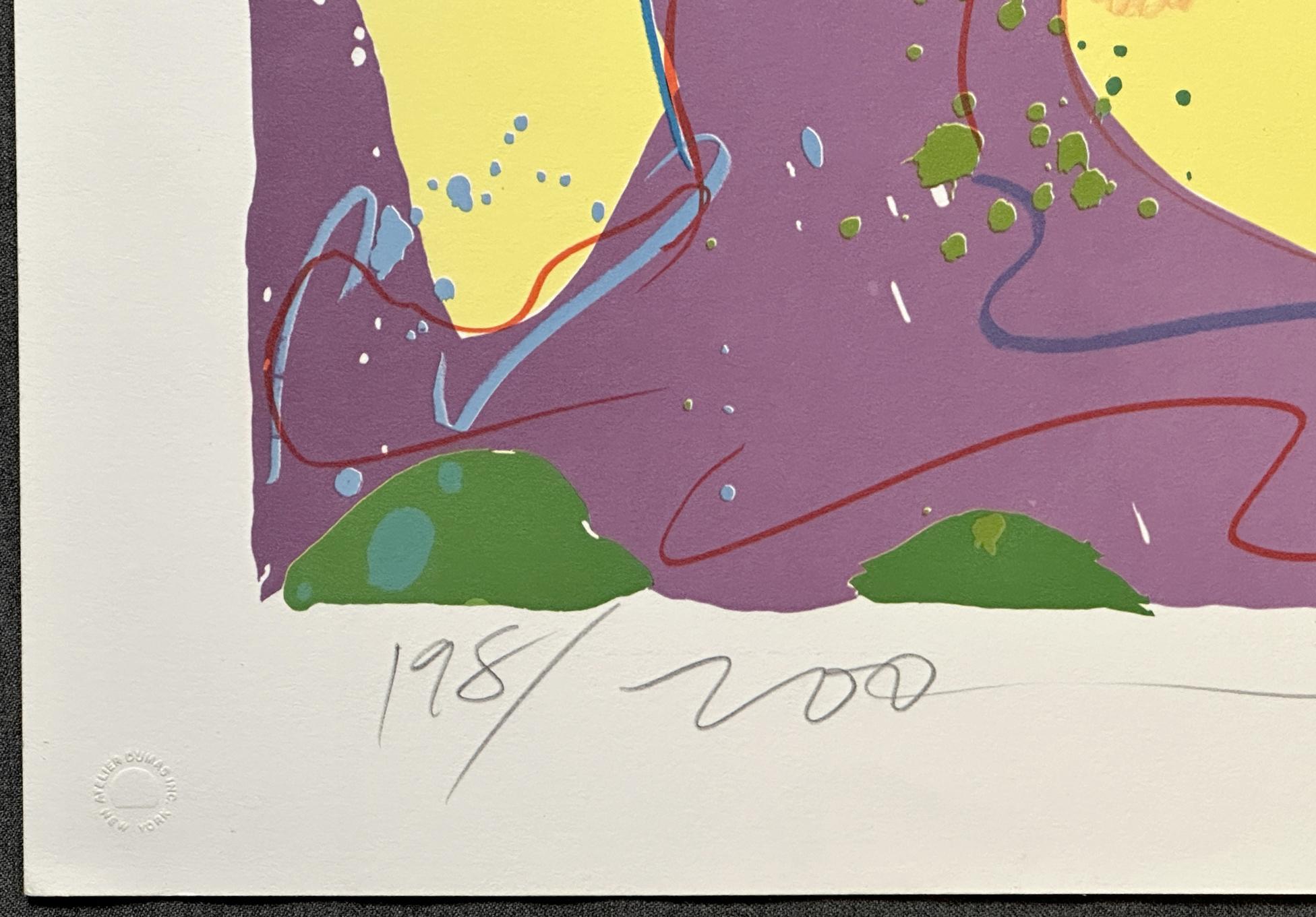 Grape Flavor 1979 Signed Limited Edition Lithograph - Beige Nude Print by Walasse Ting